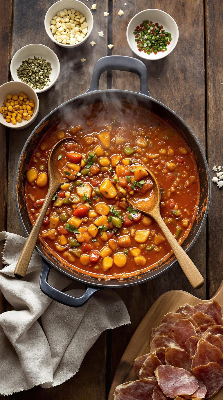hearty spicy tomato stew