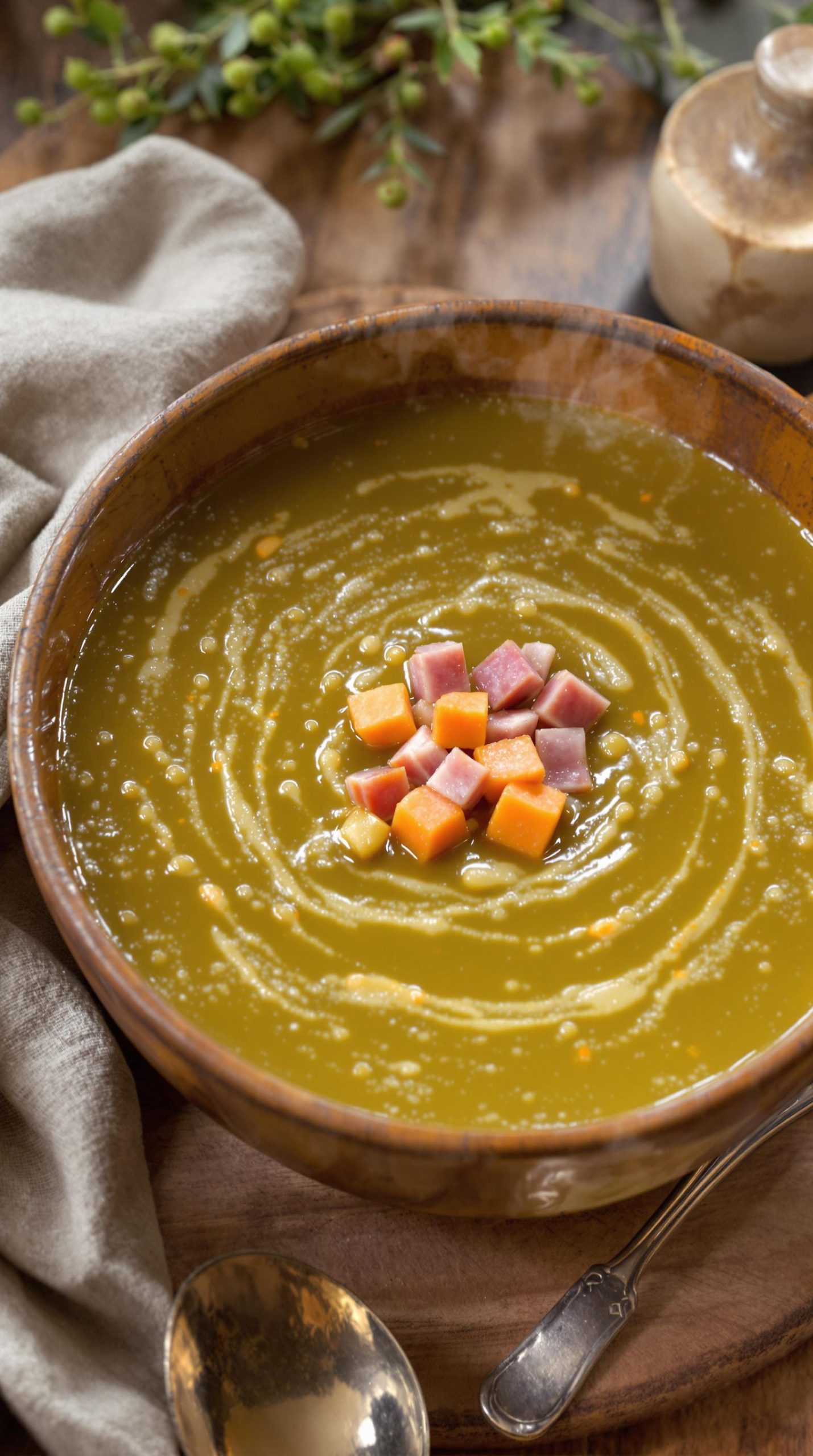 hearty split pea soup
