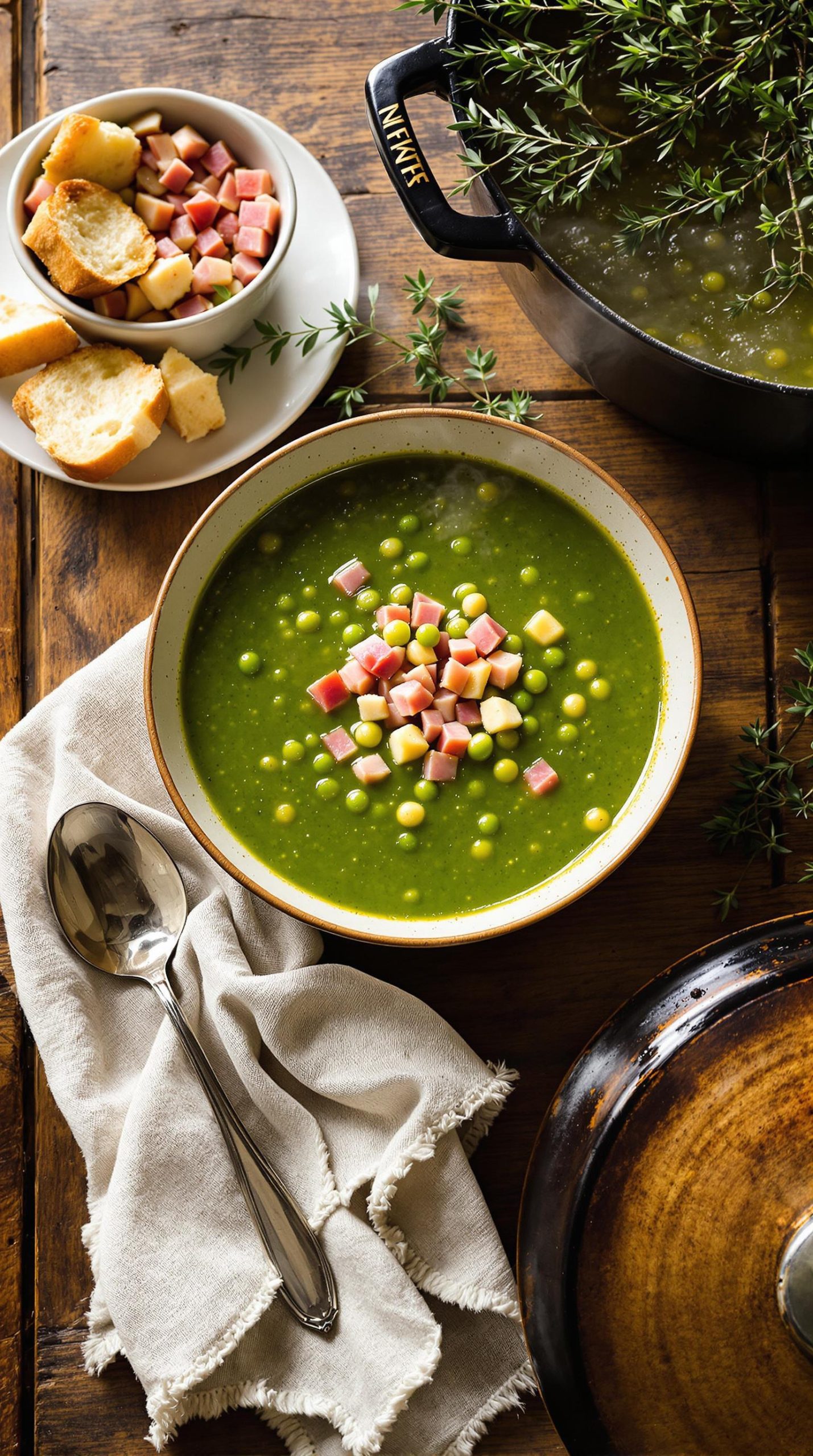 hearty split pea soup