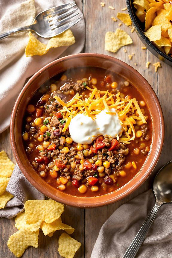 hearty taco soup recipe