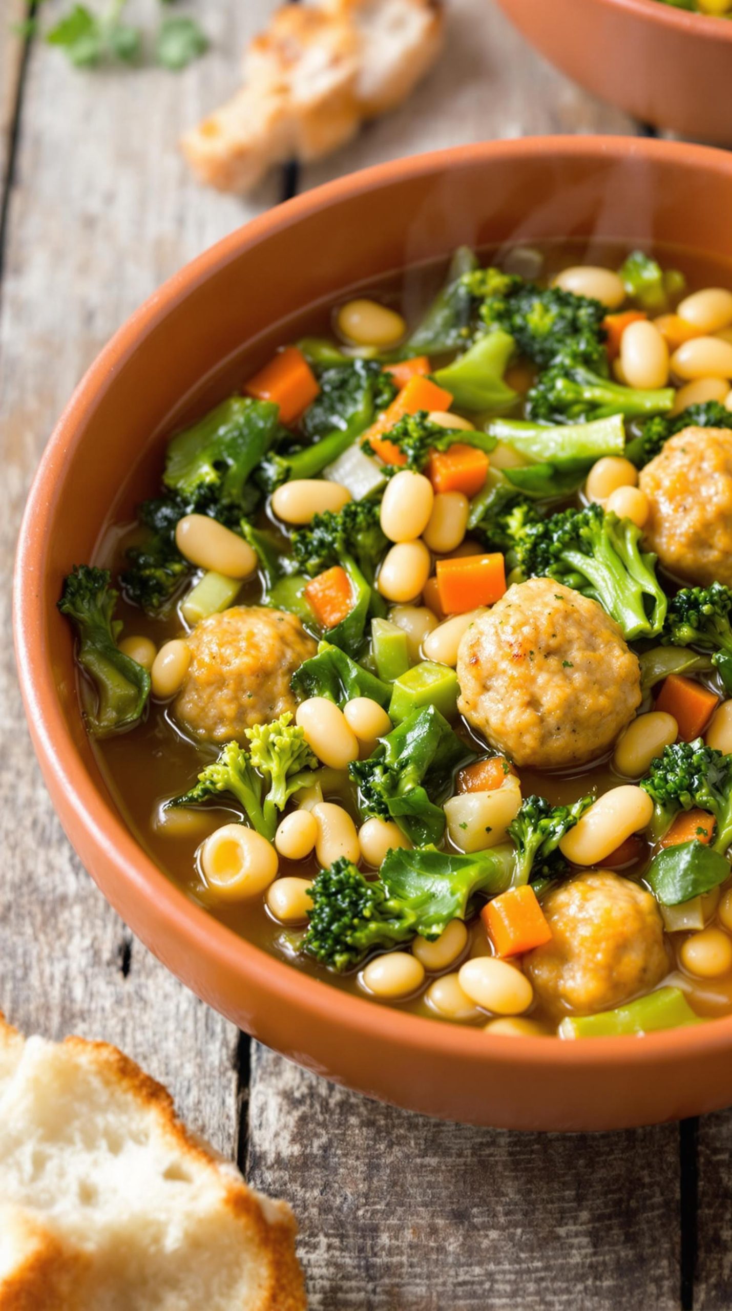 hearty turkey meatball stoup