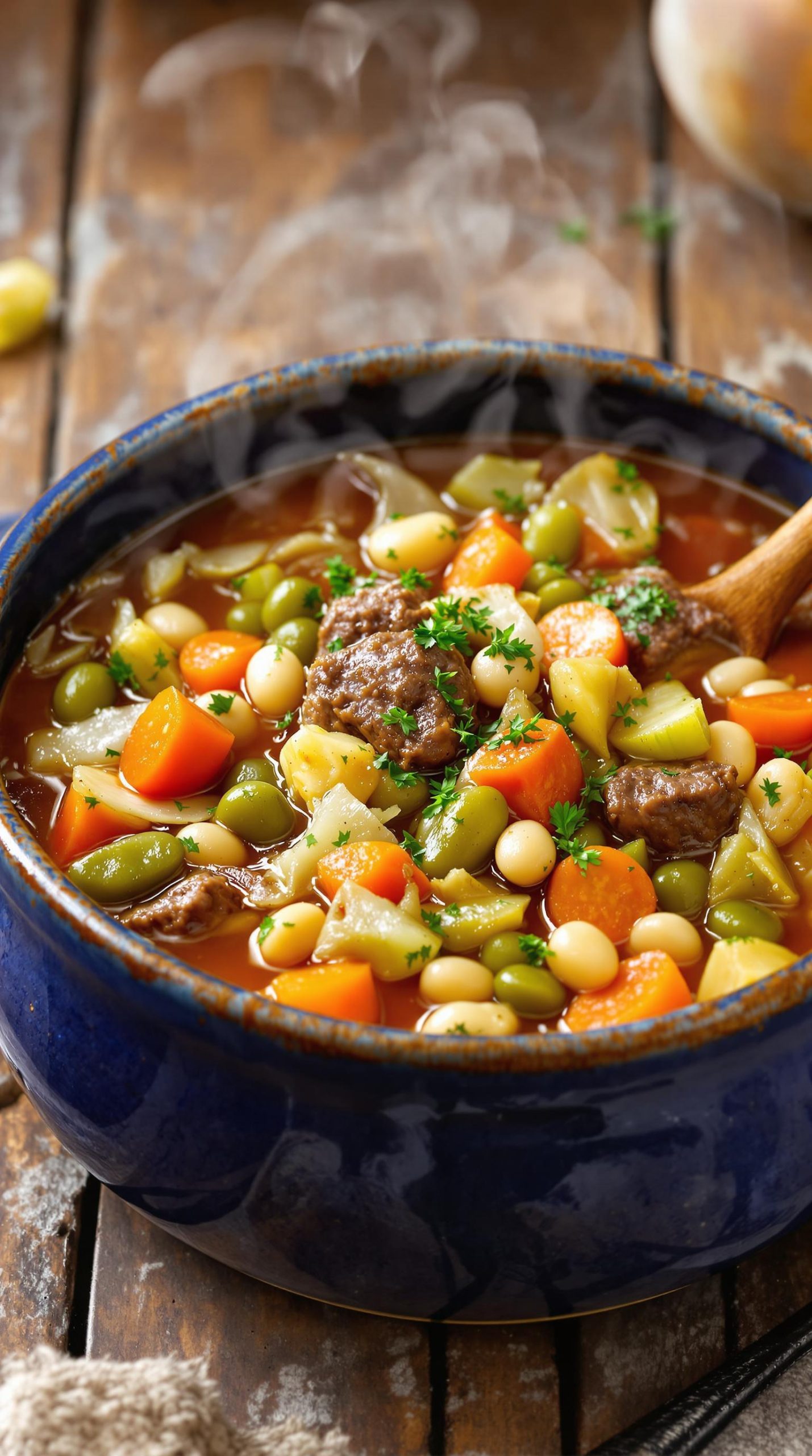 hearty vegetable beef soup
