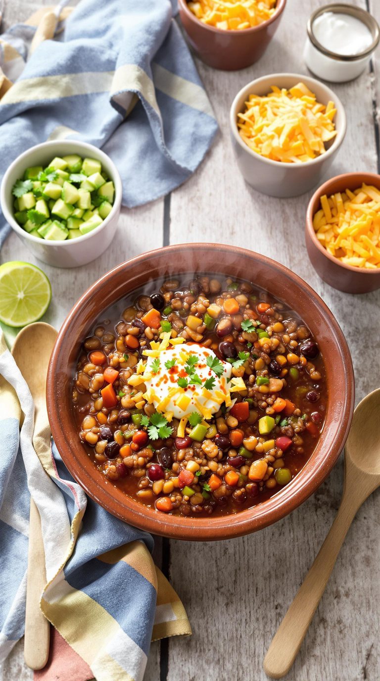 hearty vegetarian chili recipe