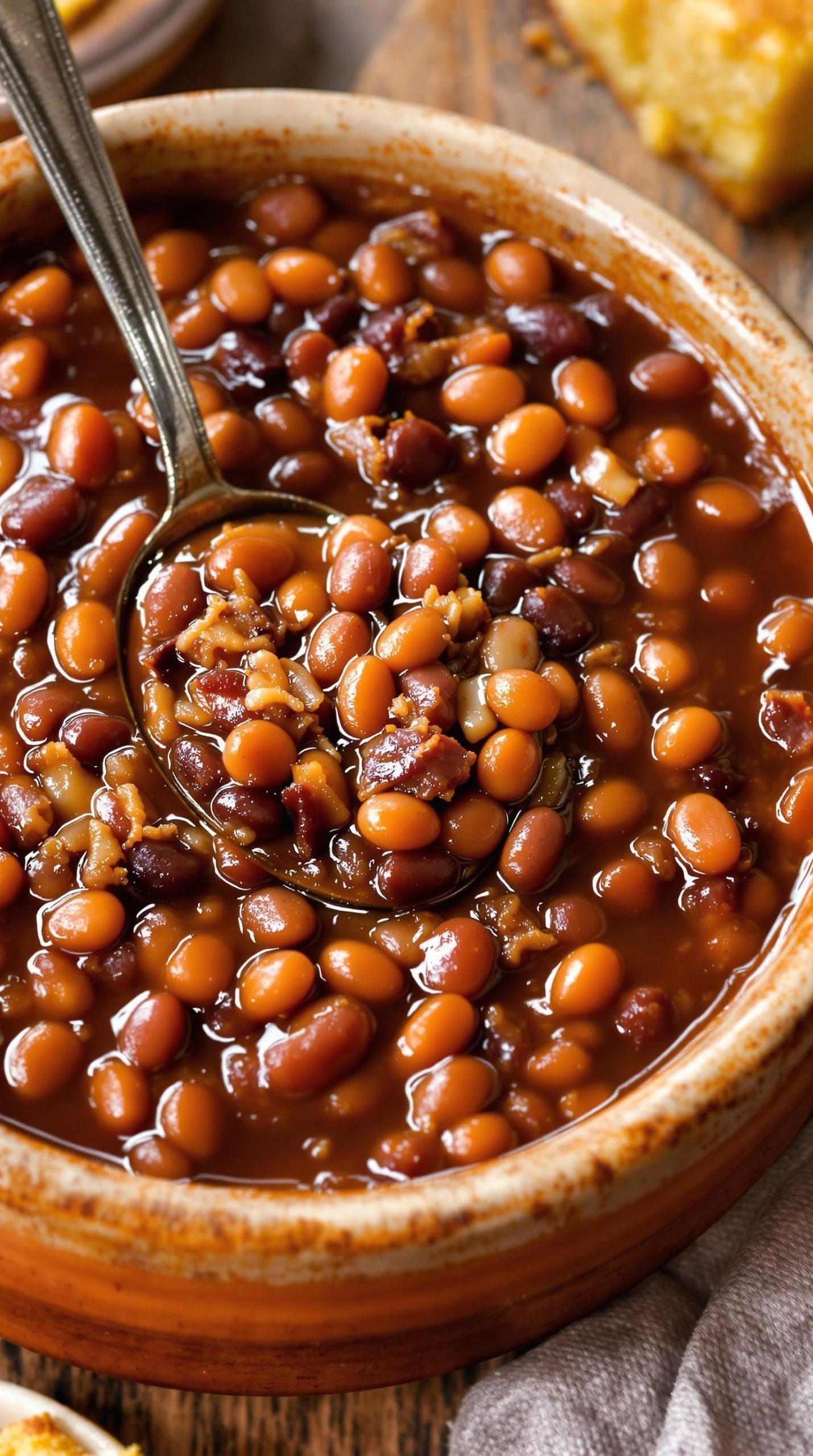 hearty western cowboy beans
