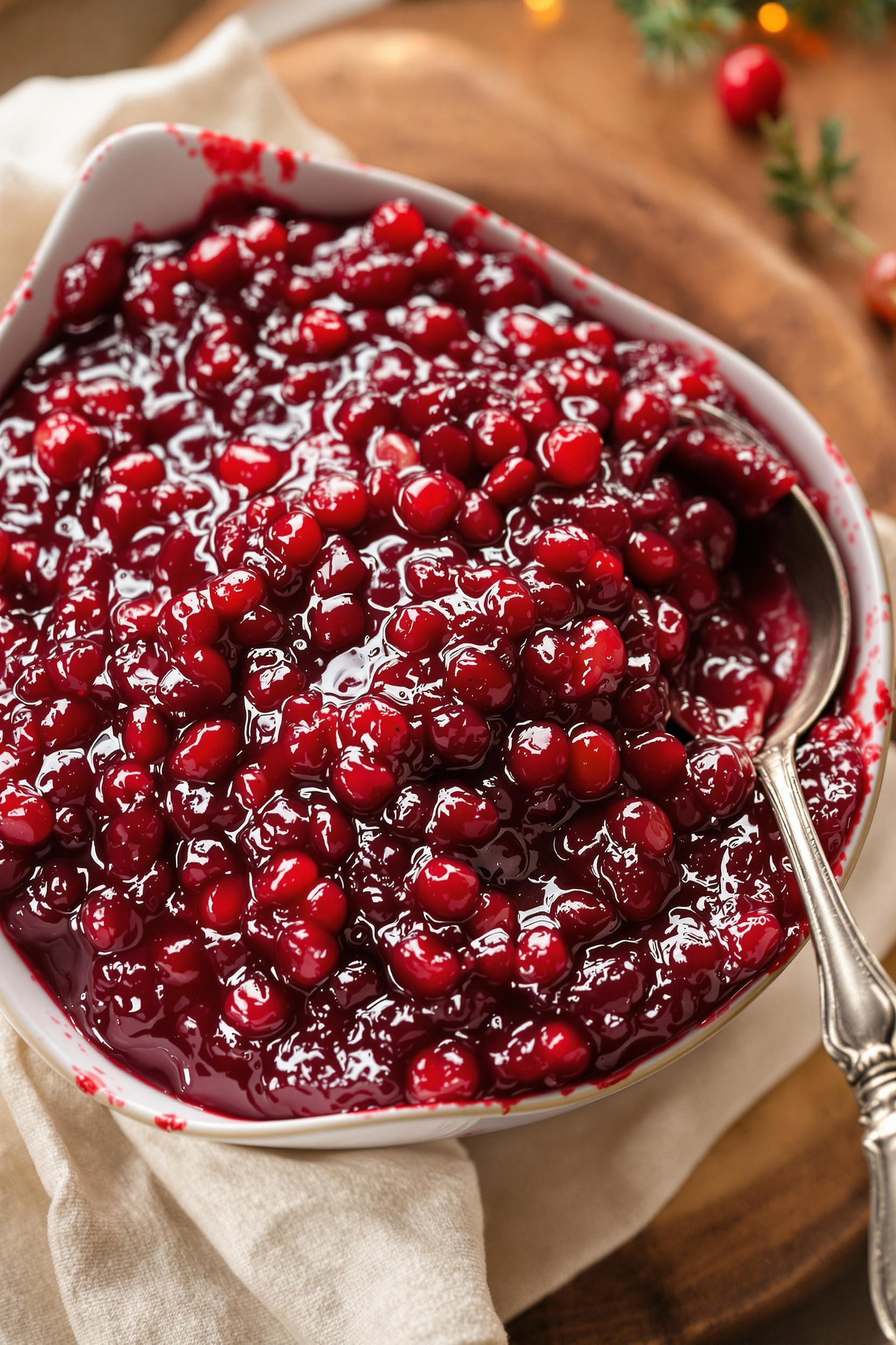 homemade cranberry sauce recipe