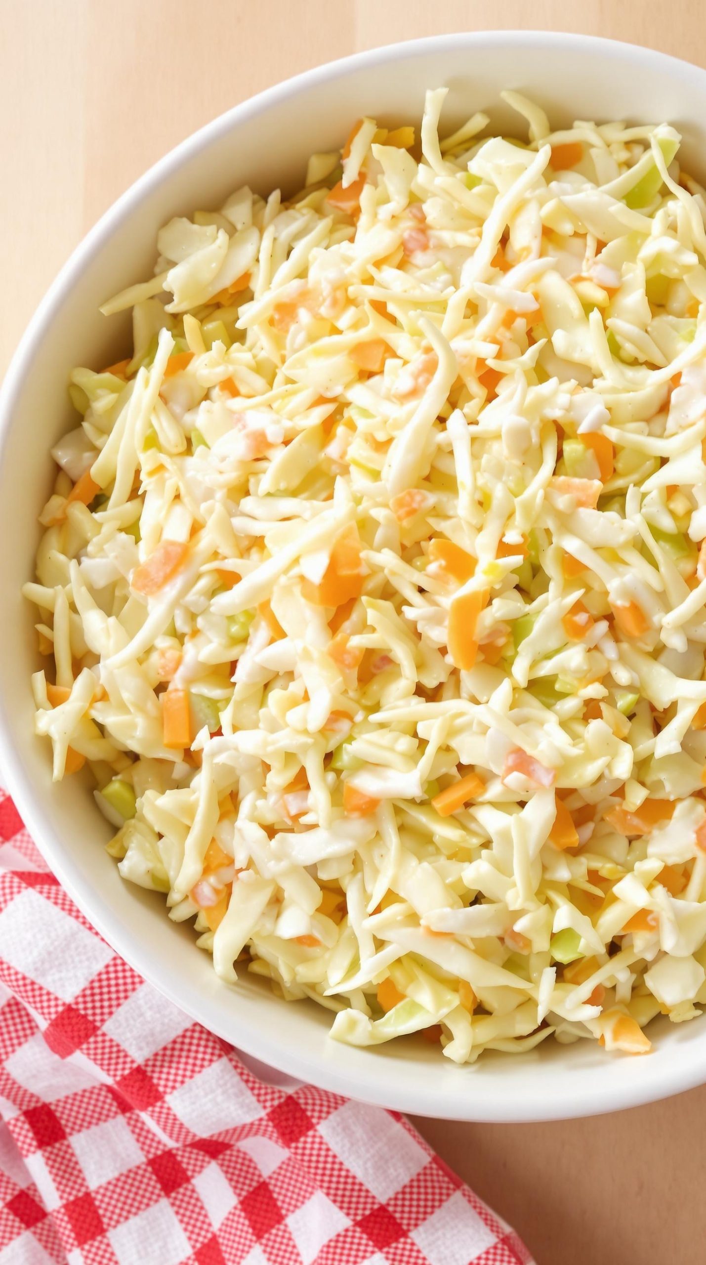 homemade kfc style coleslaw