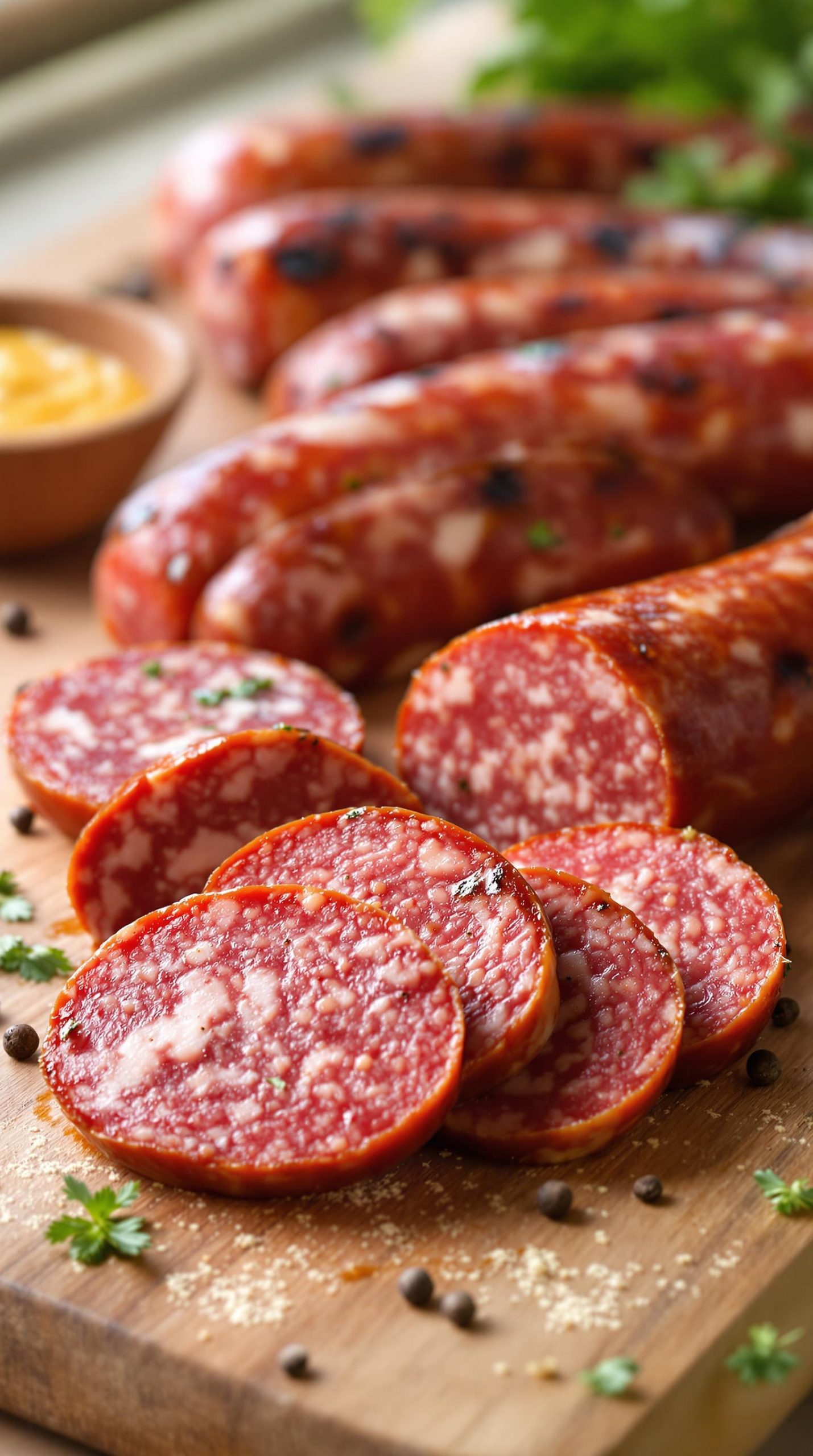 homemade kielbasa preparation process