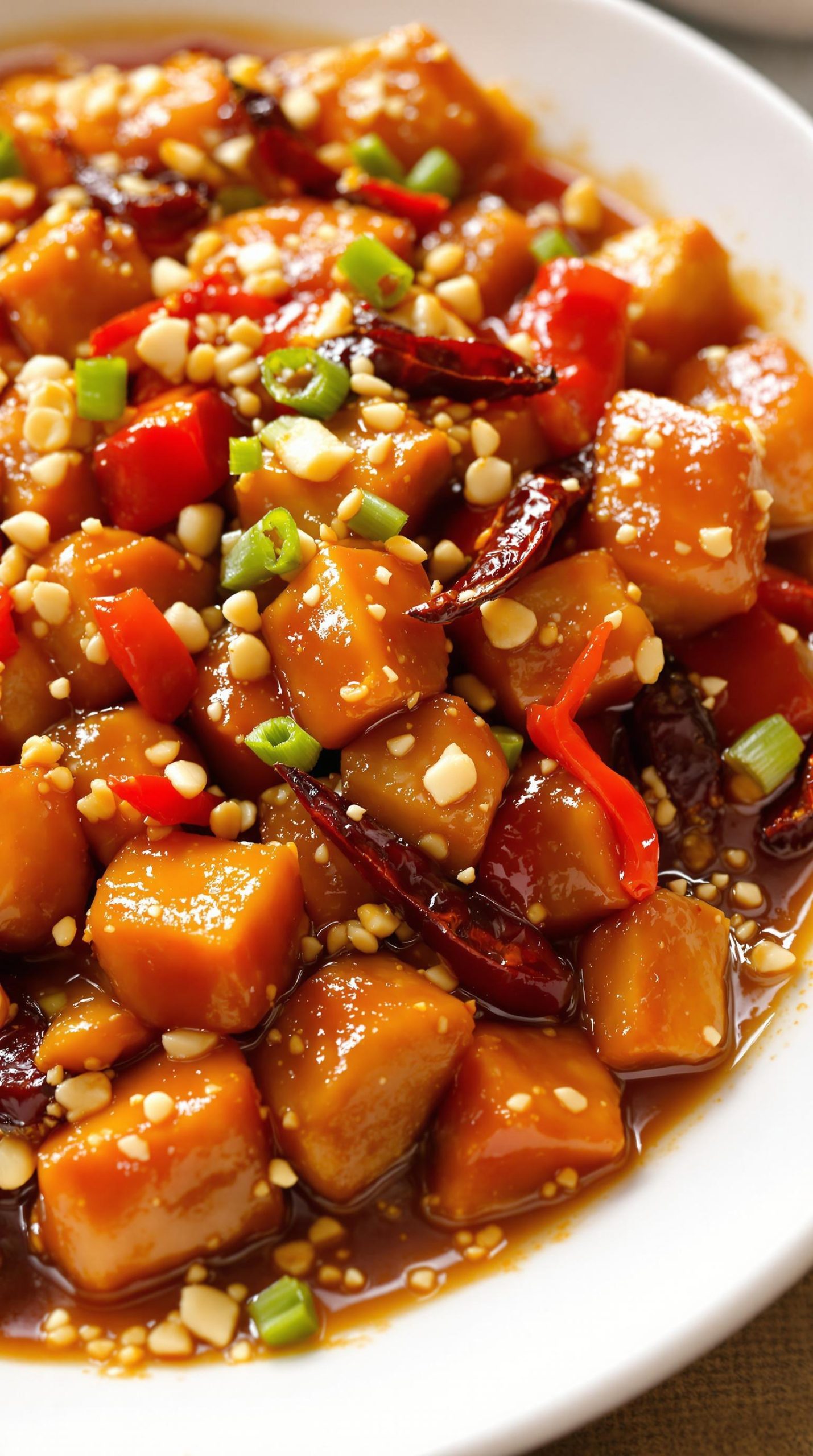 homemade kung pao chicken recipe