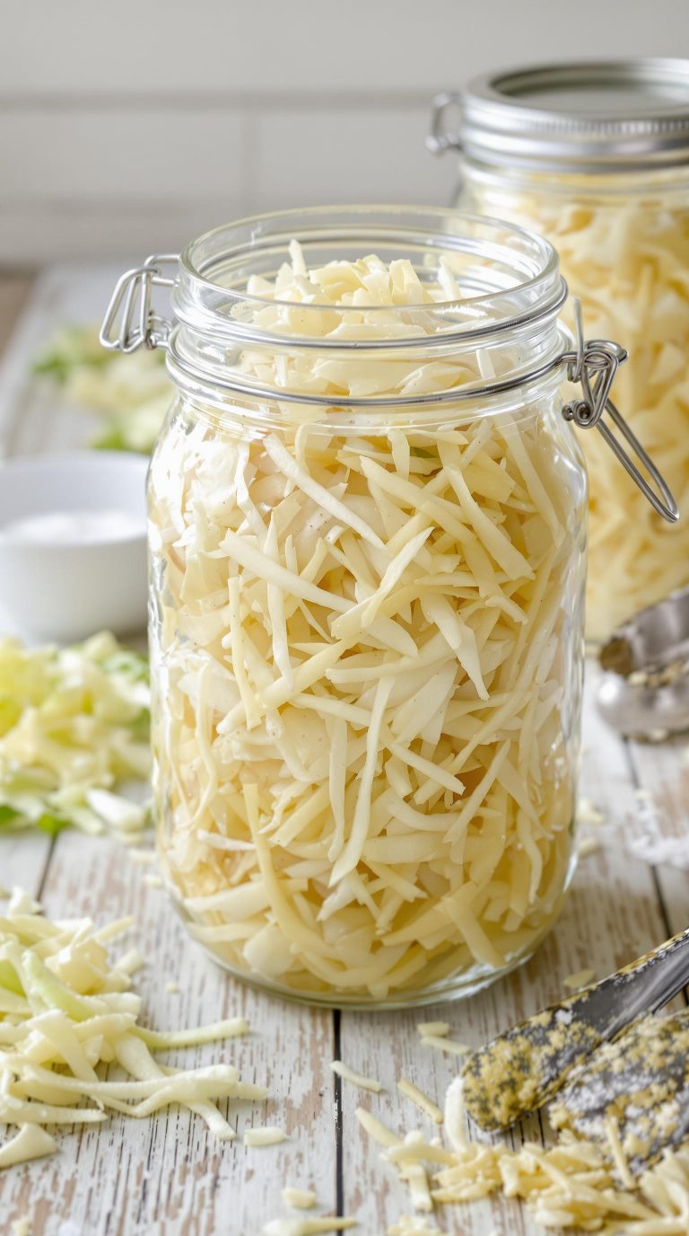 homemade sauerkraut brining process