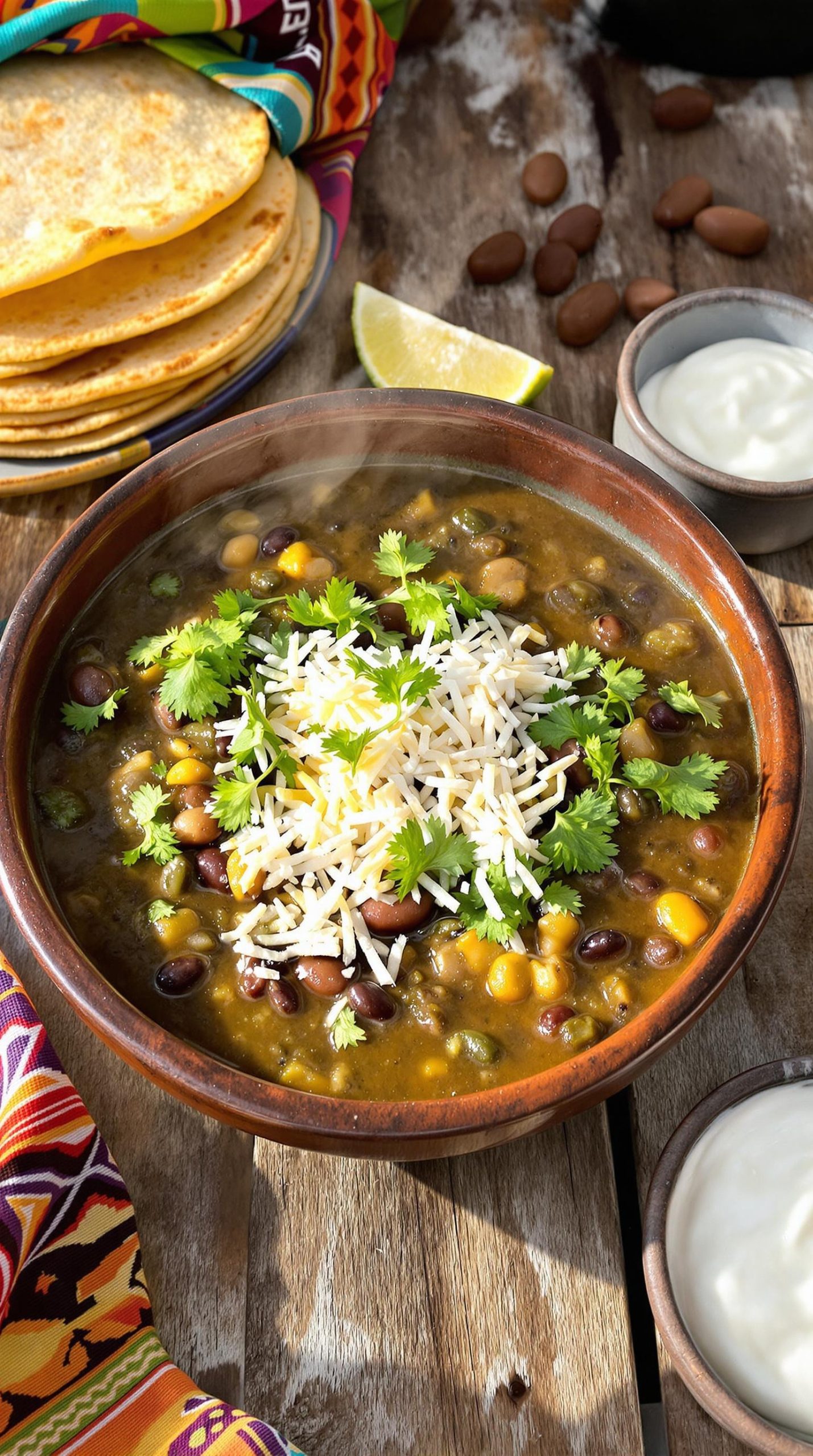 homemade southwest green chili