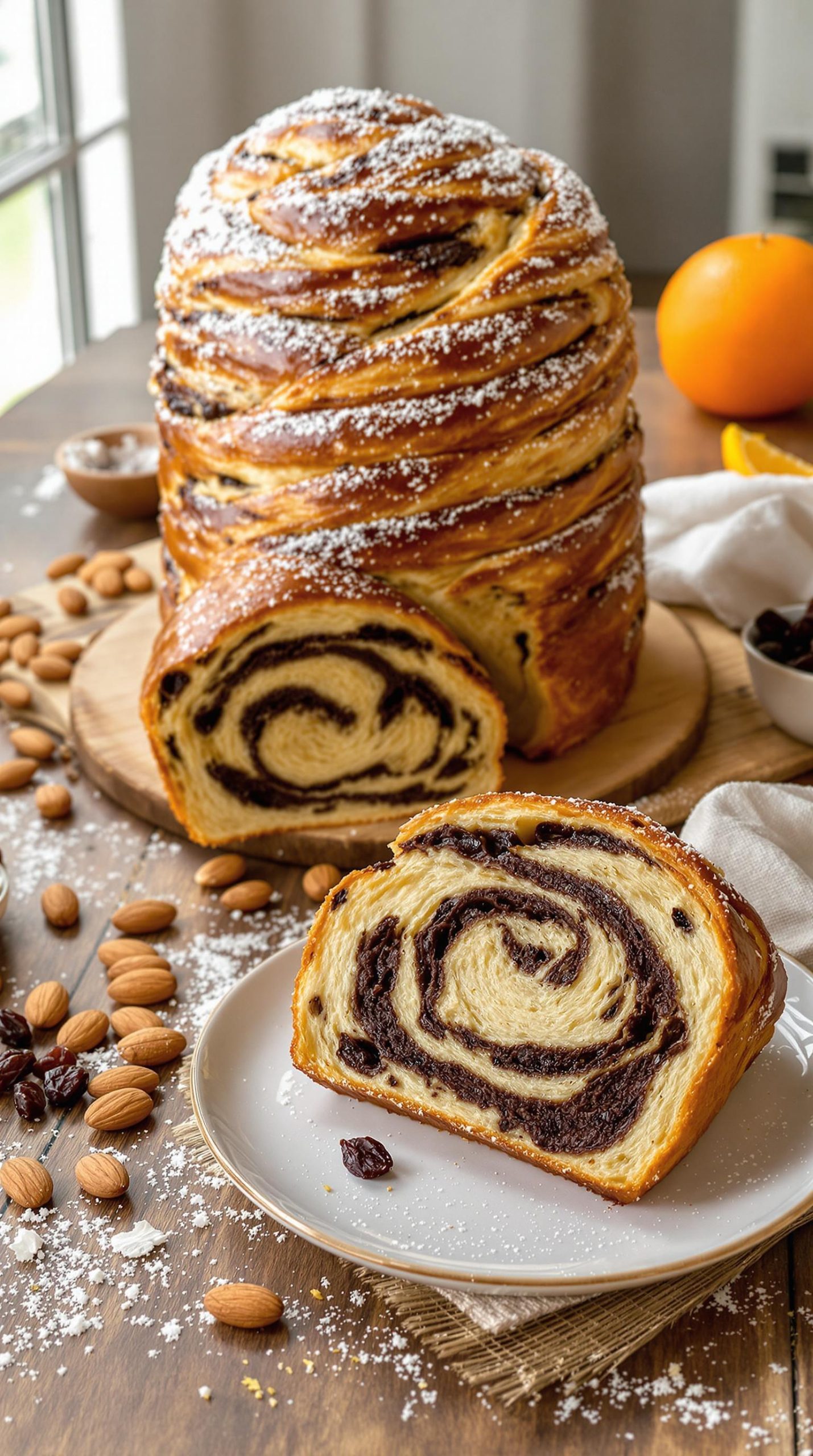 homemade sweet buttery babka