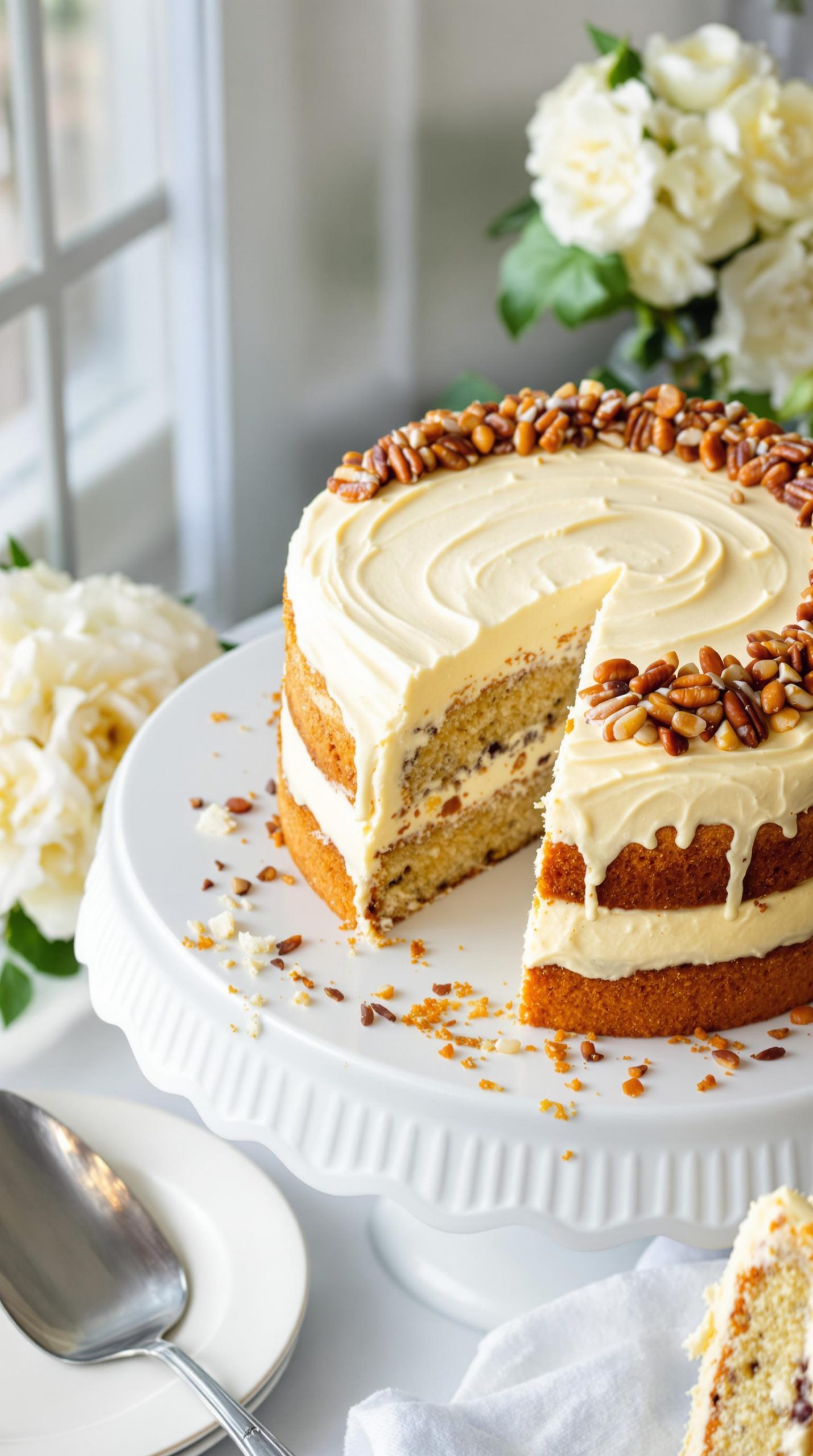 hummingbird cake with frosting