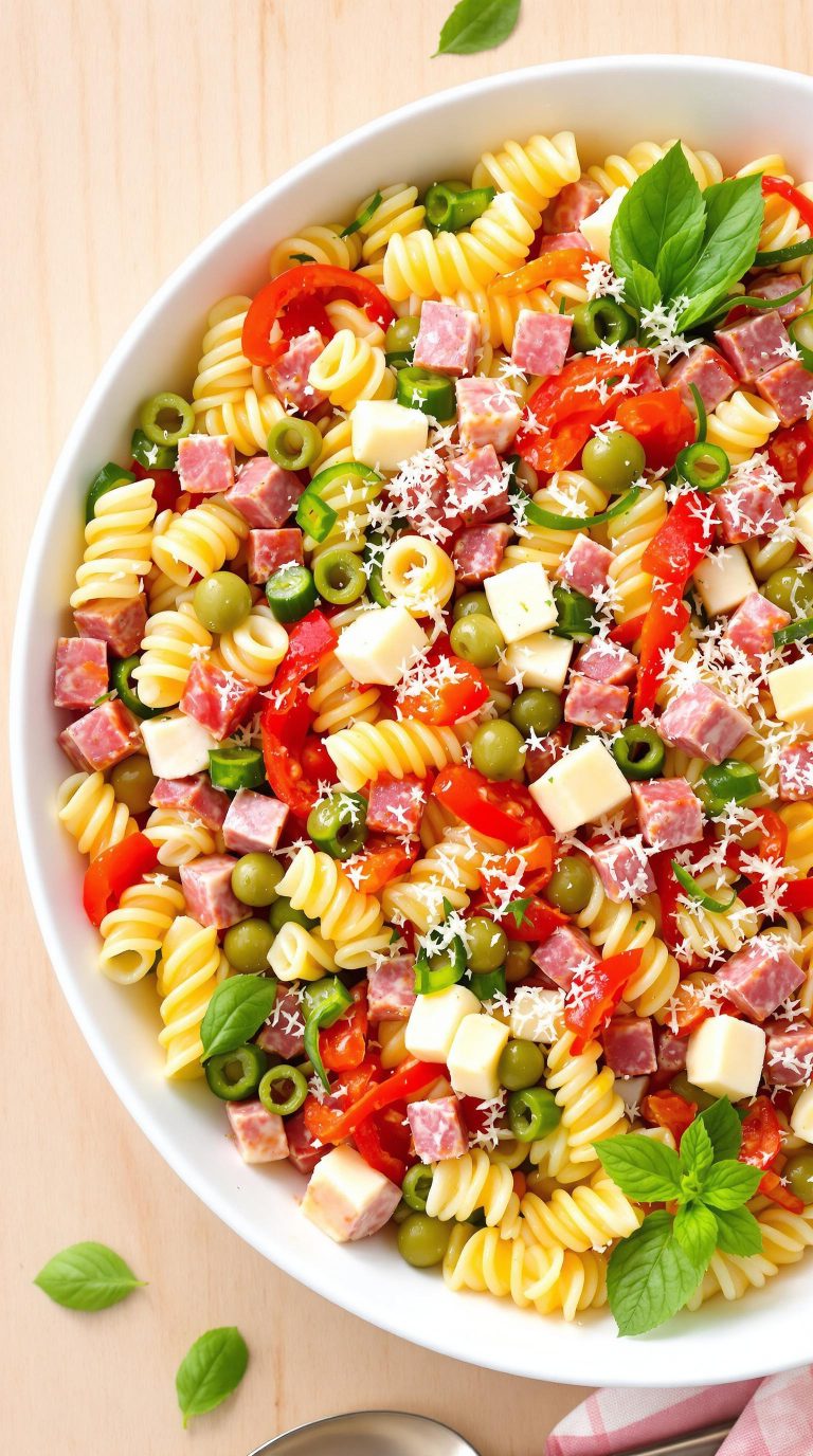 italian inspired pasta salad