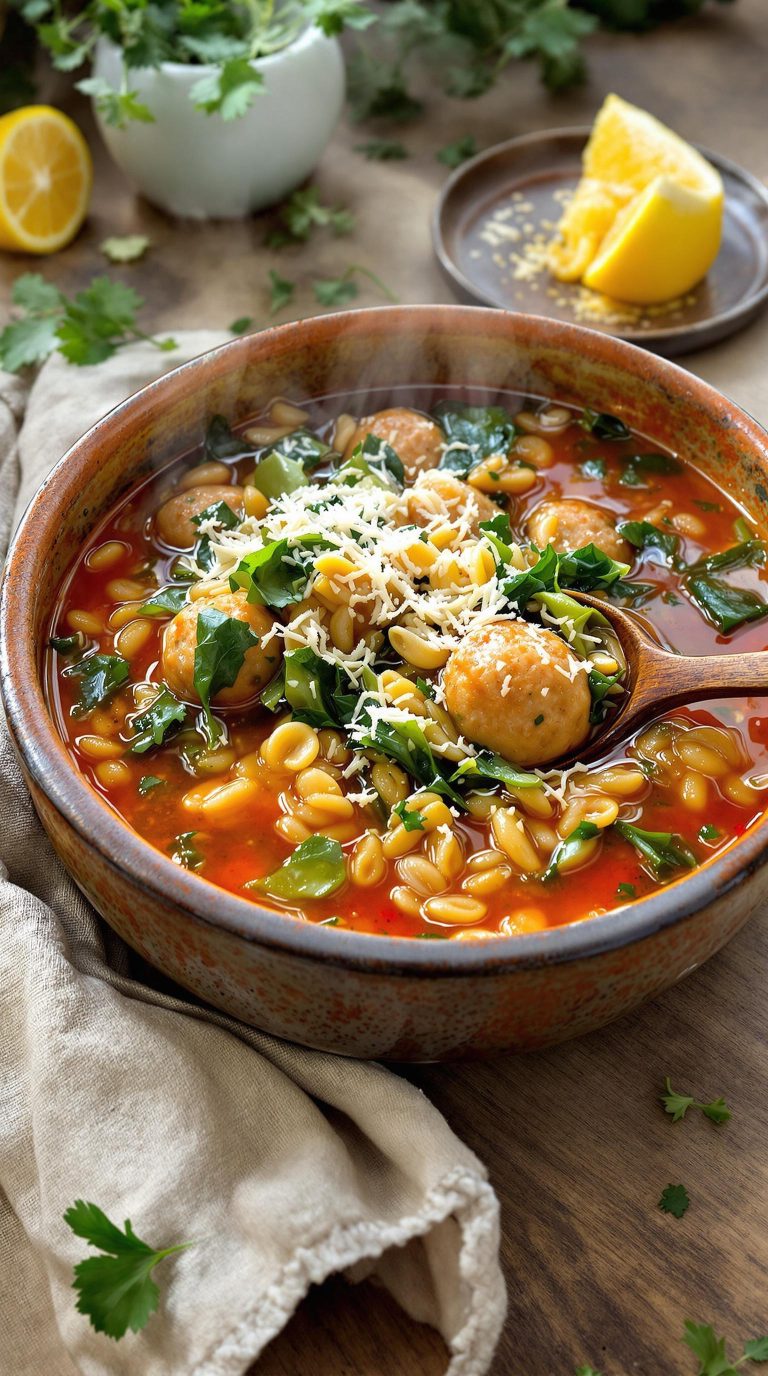 italian meatball soup recipe