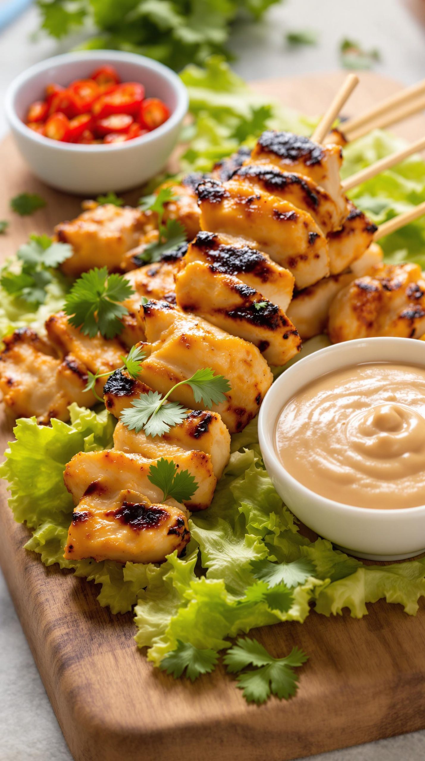 juicy indonesian chicken satay