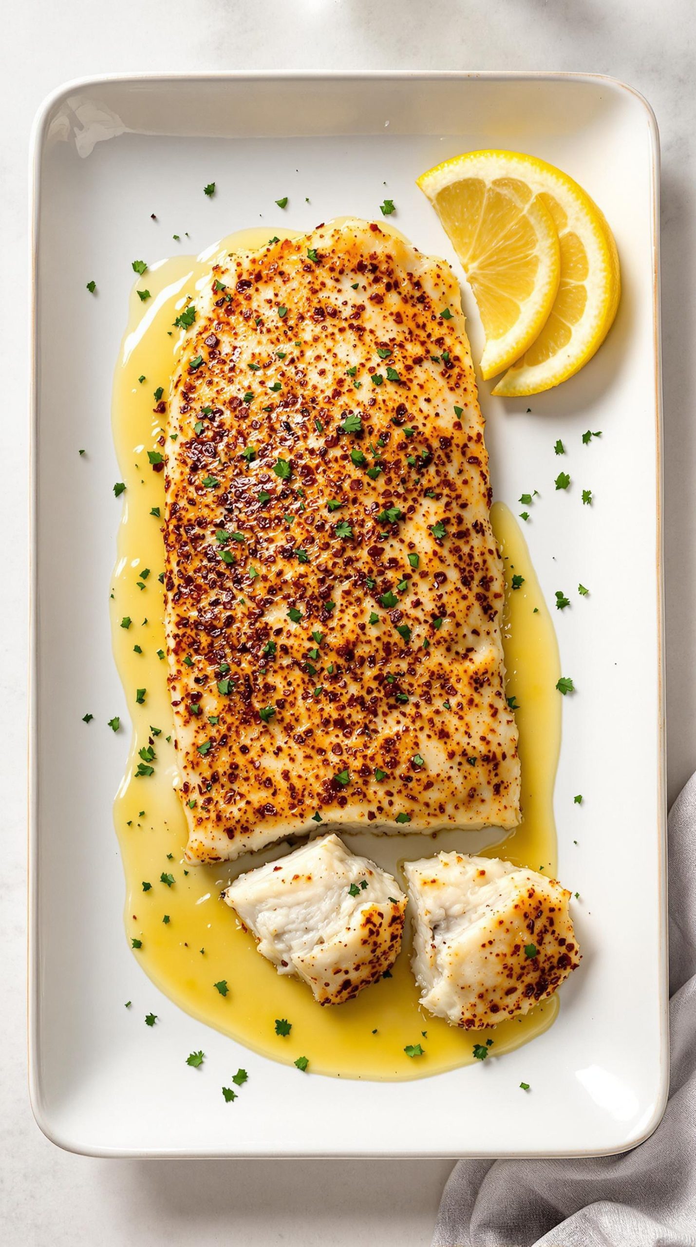 lemon butter spiced tilapia