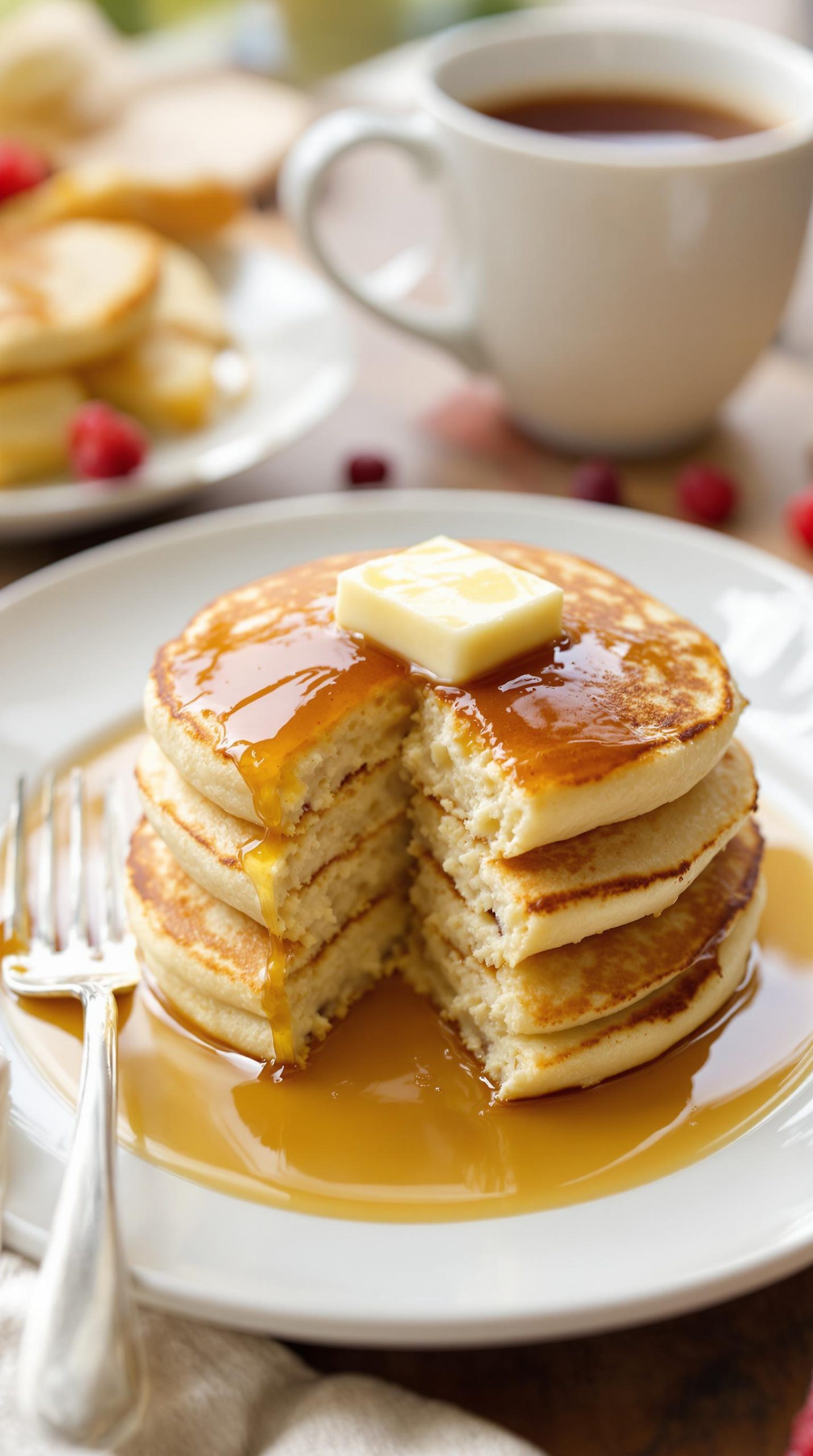 light airy gluten free pancakes