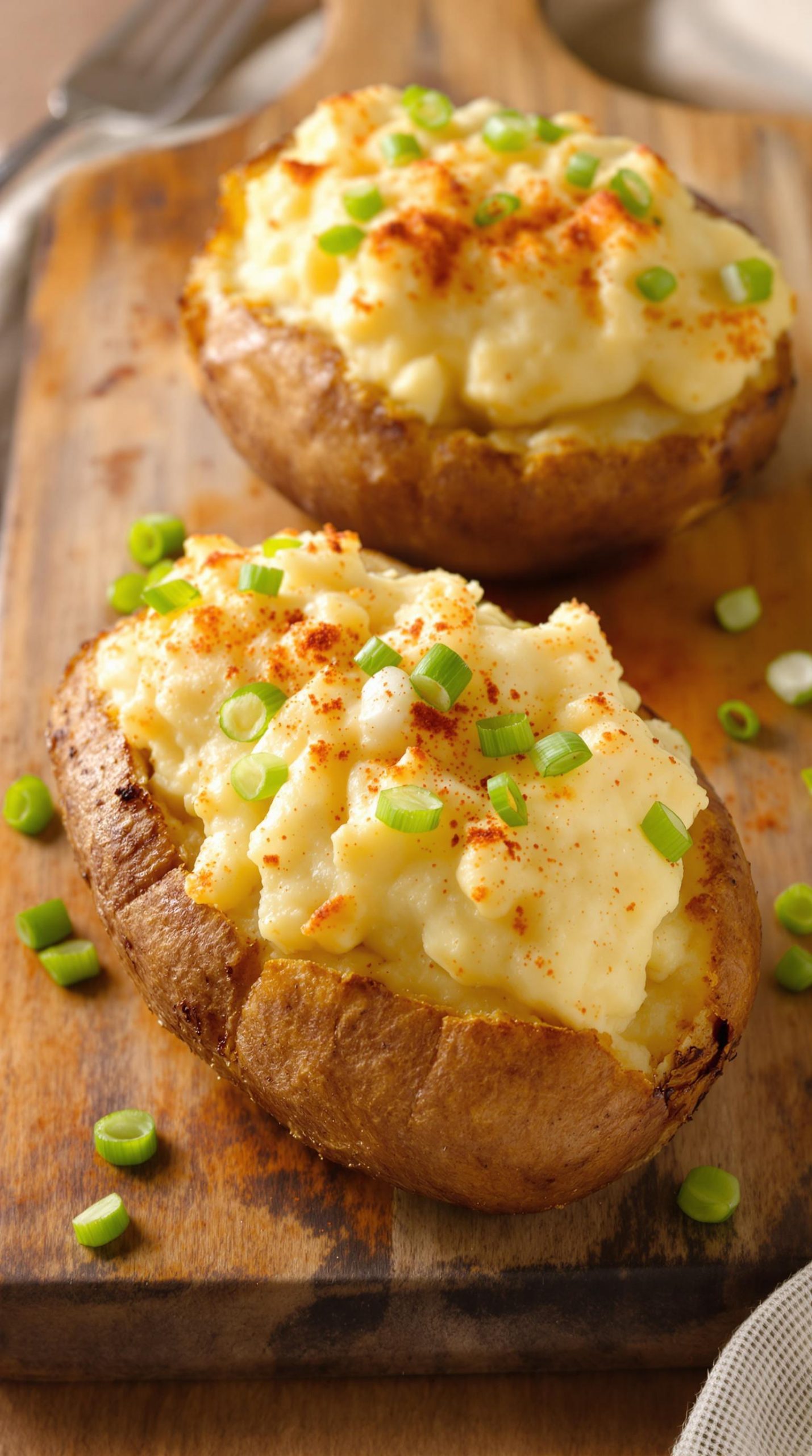 loaded twice baked potatoes