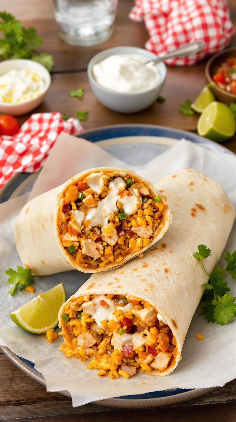make ahead chicken burritos