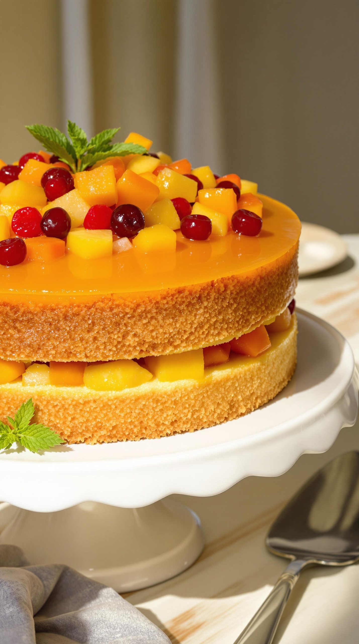 mango fruit cake recipe