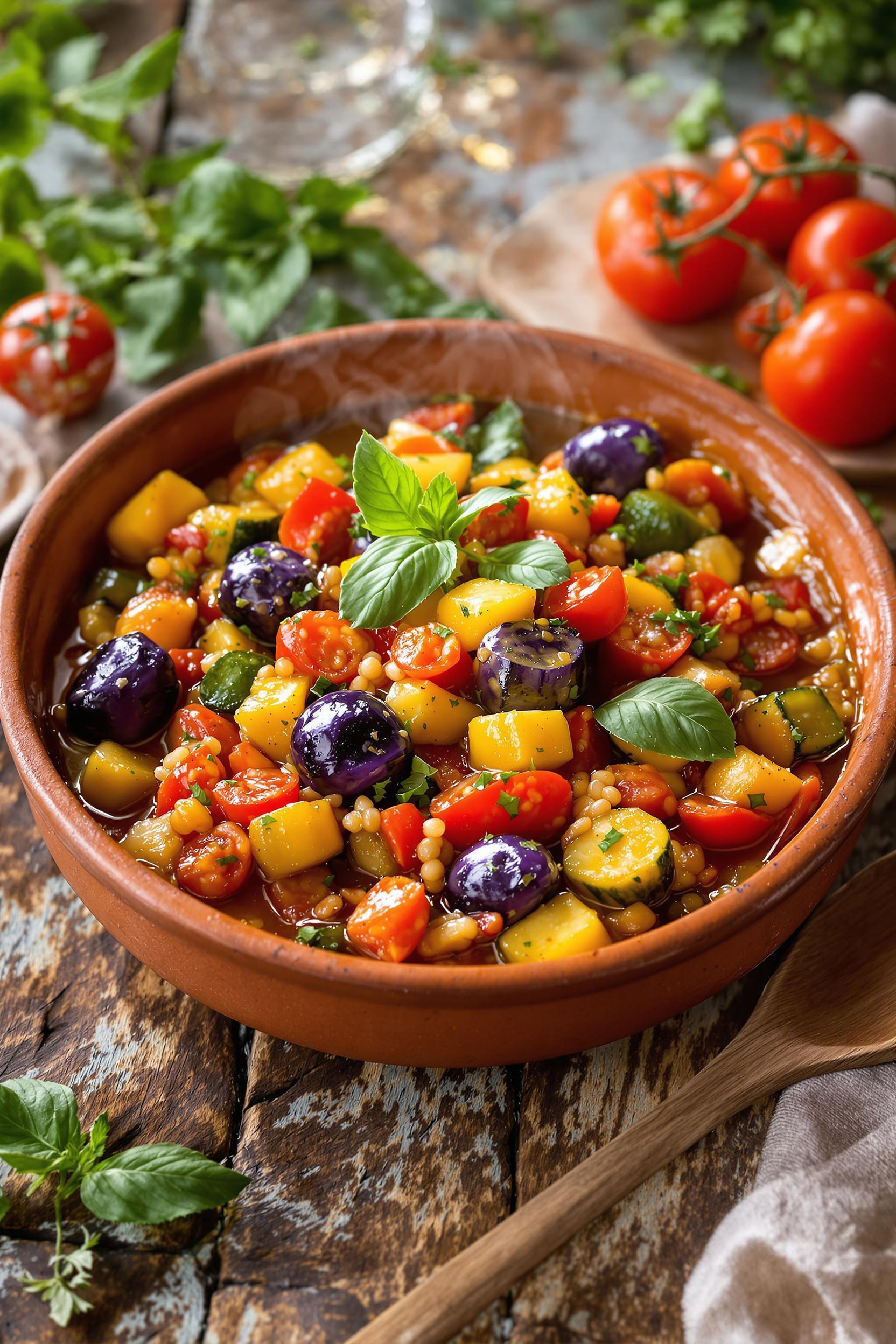 mediterranean vegetable symphony cooking