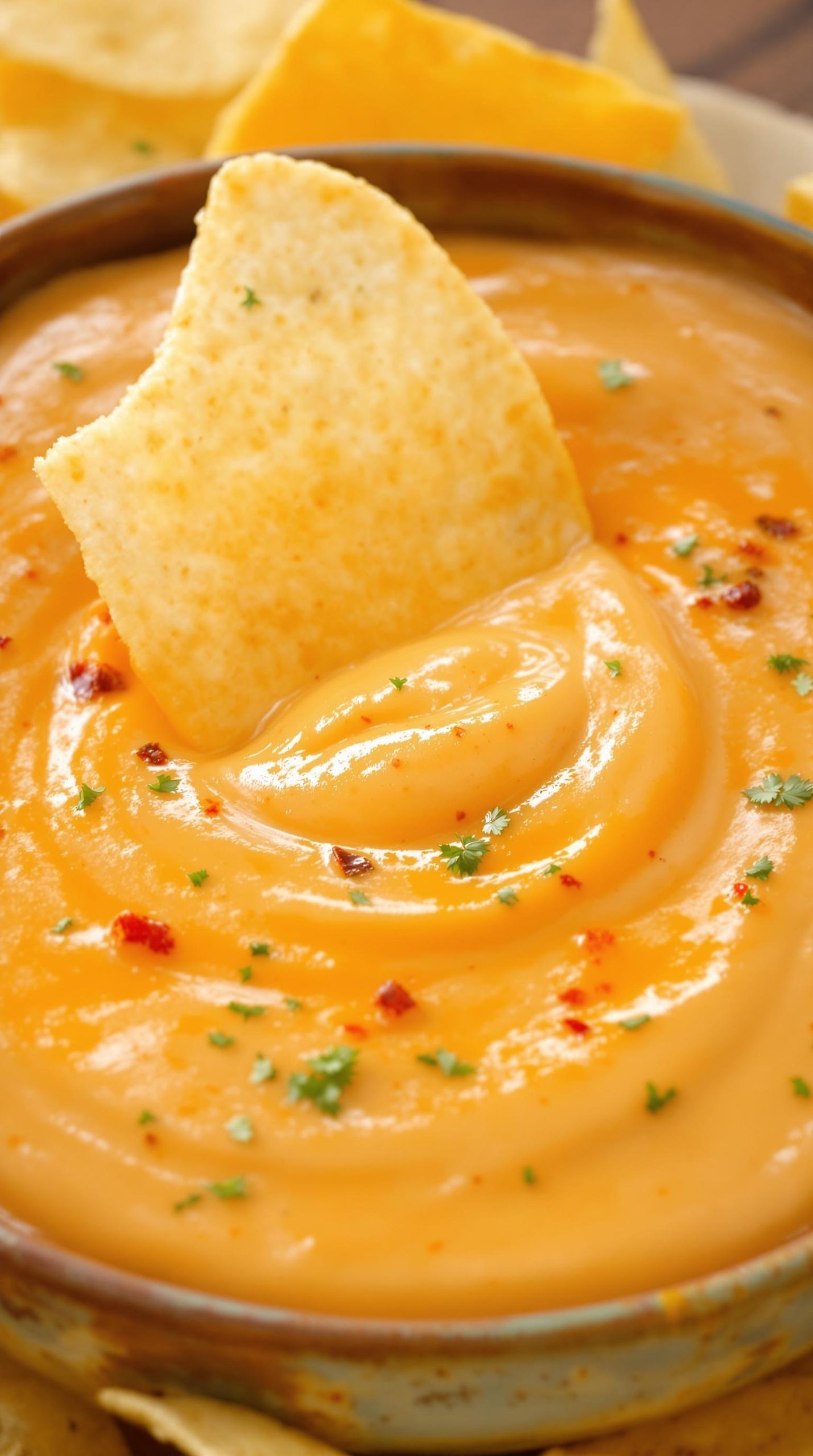 microwave american cheese queso
