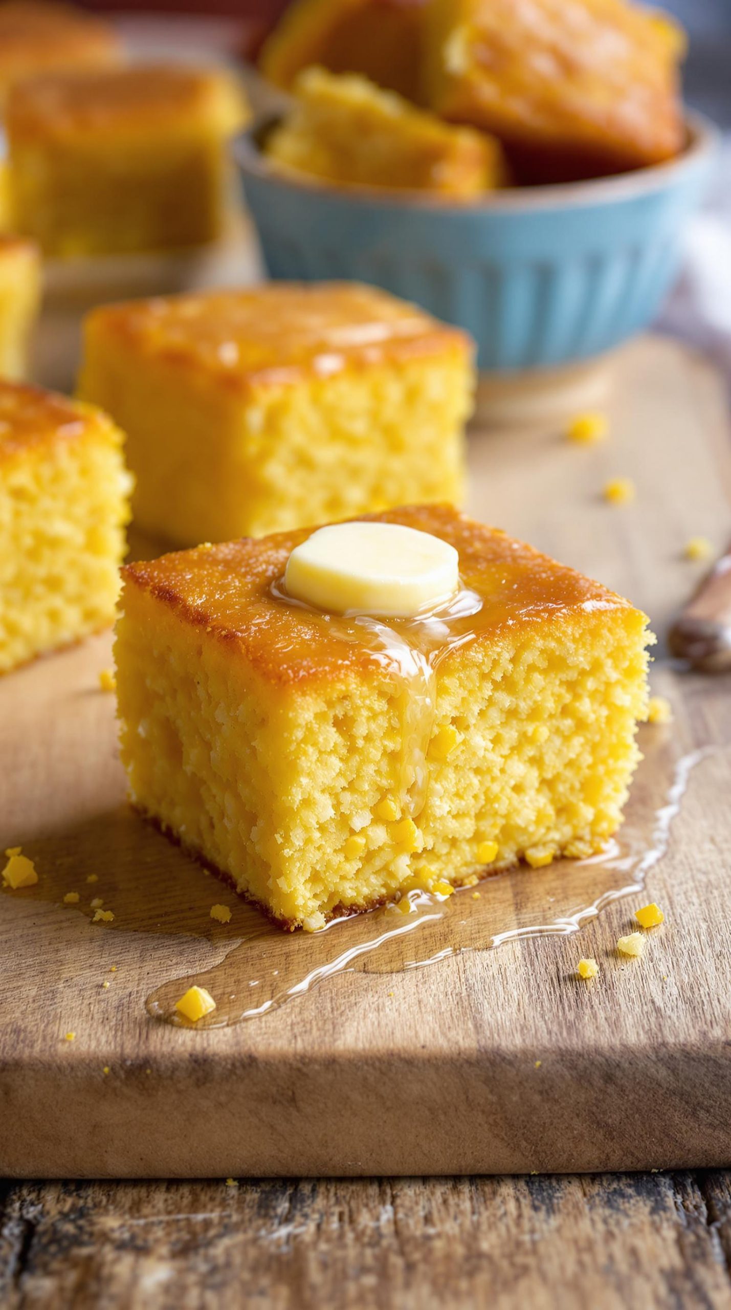 moist flavorful golden brown cornbread