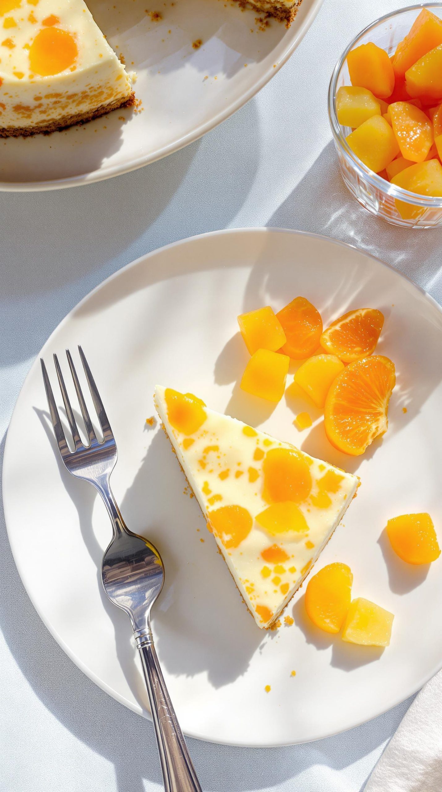 no bake cheesecake with fruit