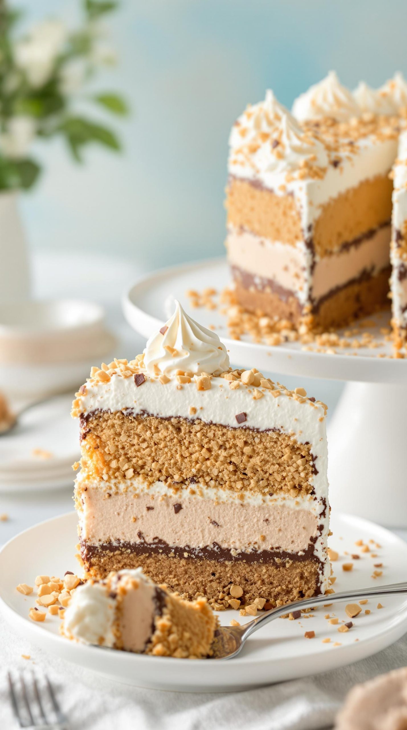 no bake drumstick ice cream cake