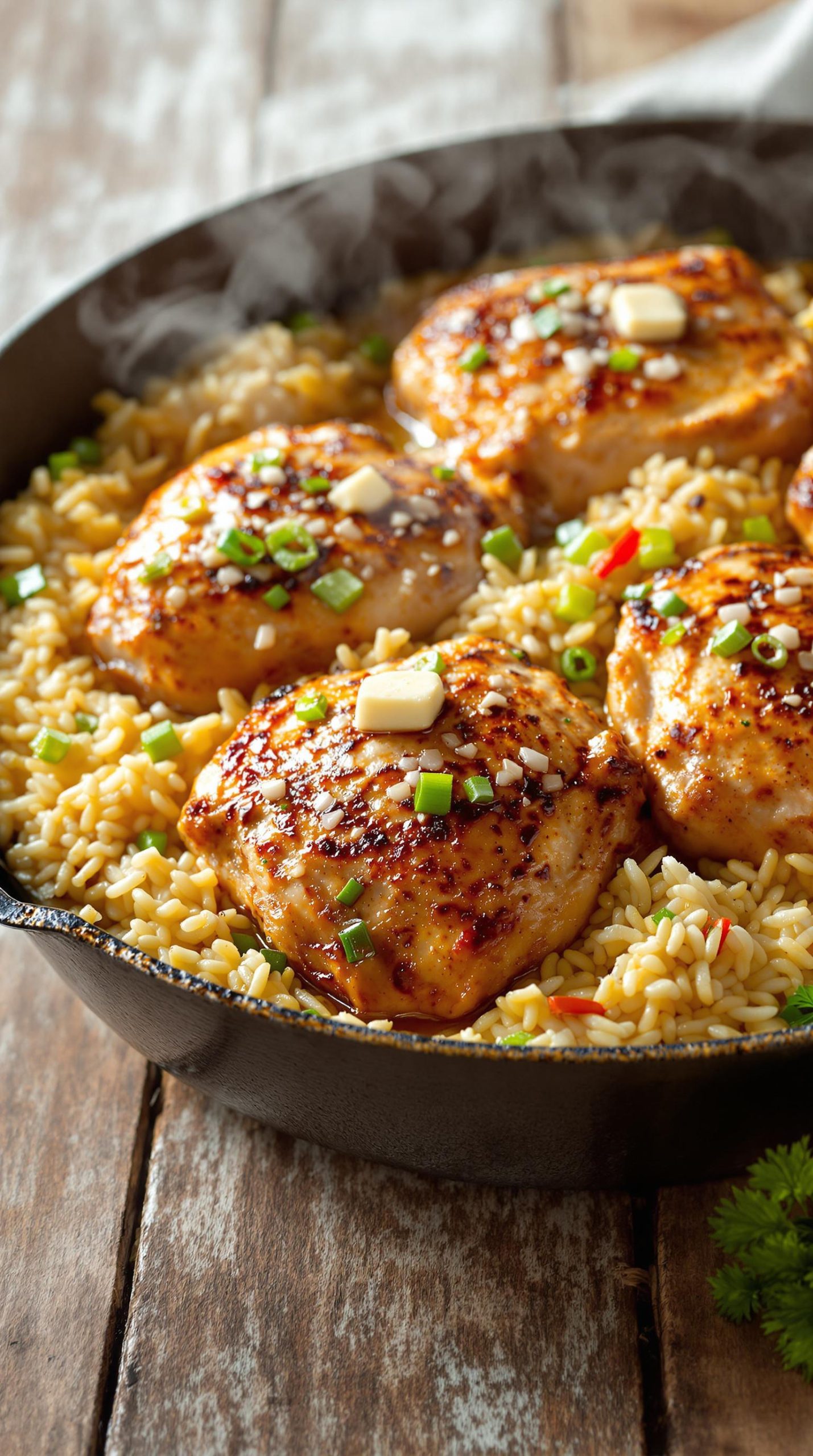 one pan chicken and rice
