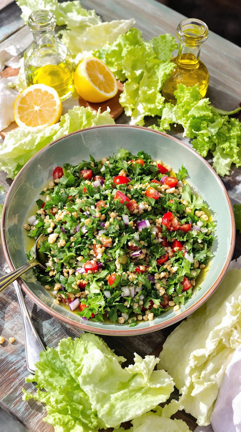 parsley mint salad delight