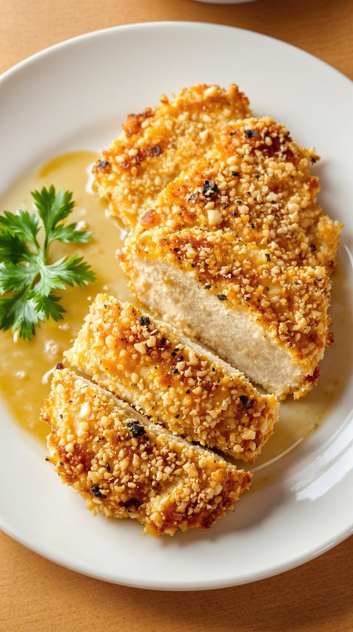 perfectly crispy chicken cutlet