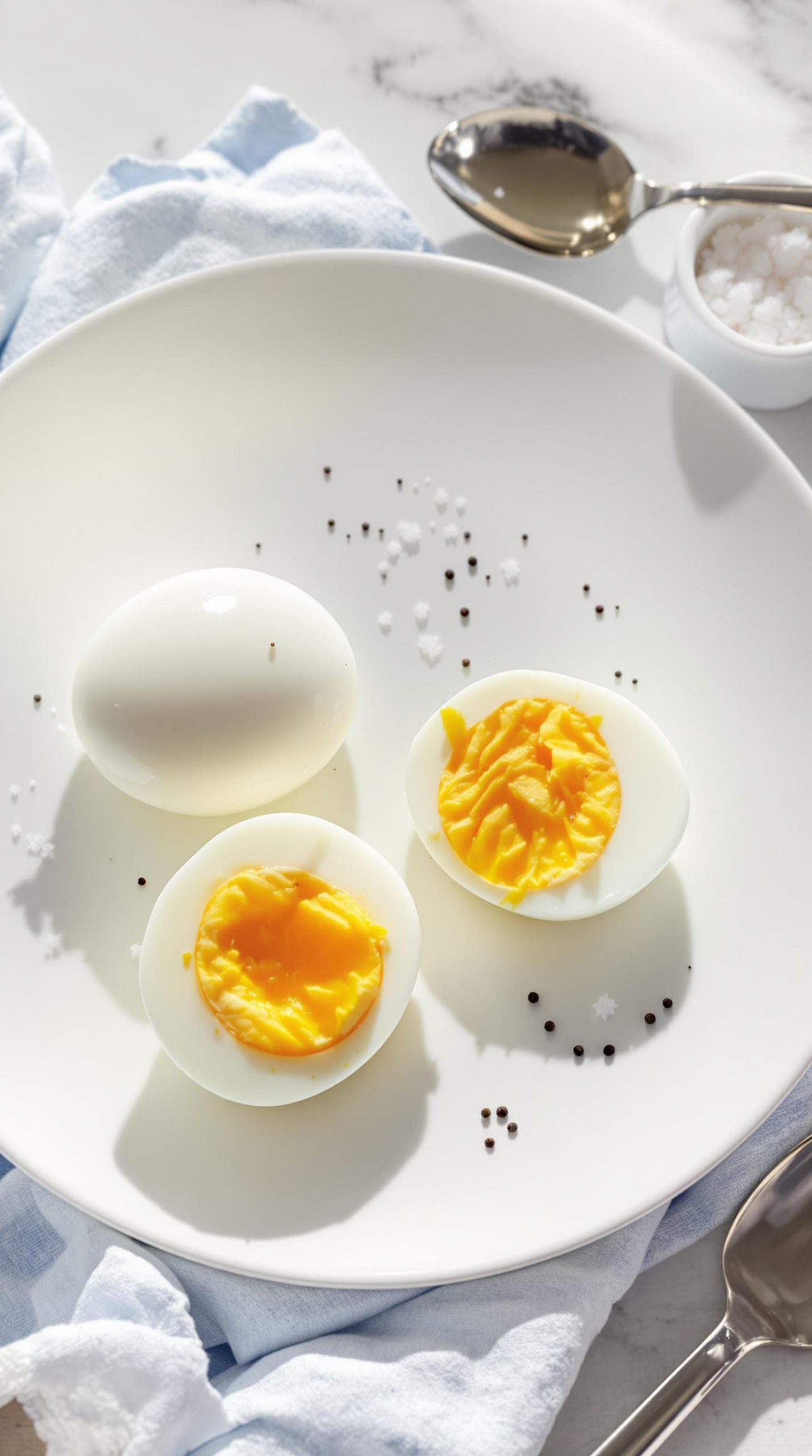 perfectly peel hard boiled eggs