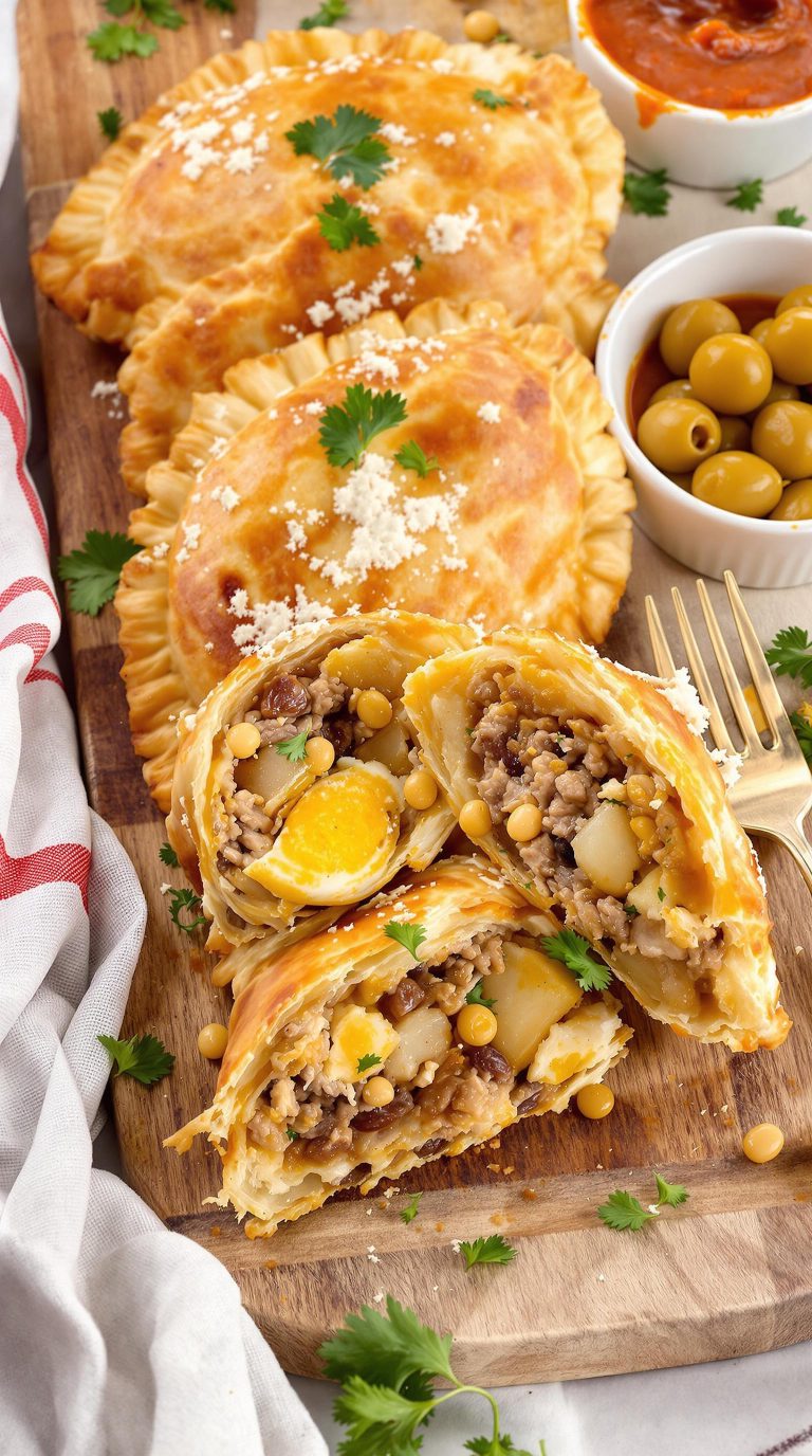 pork filled pastry recipe created