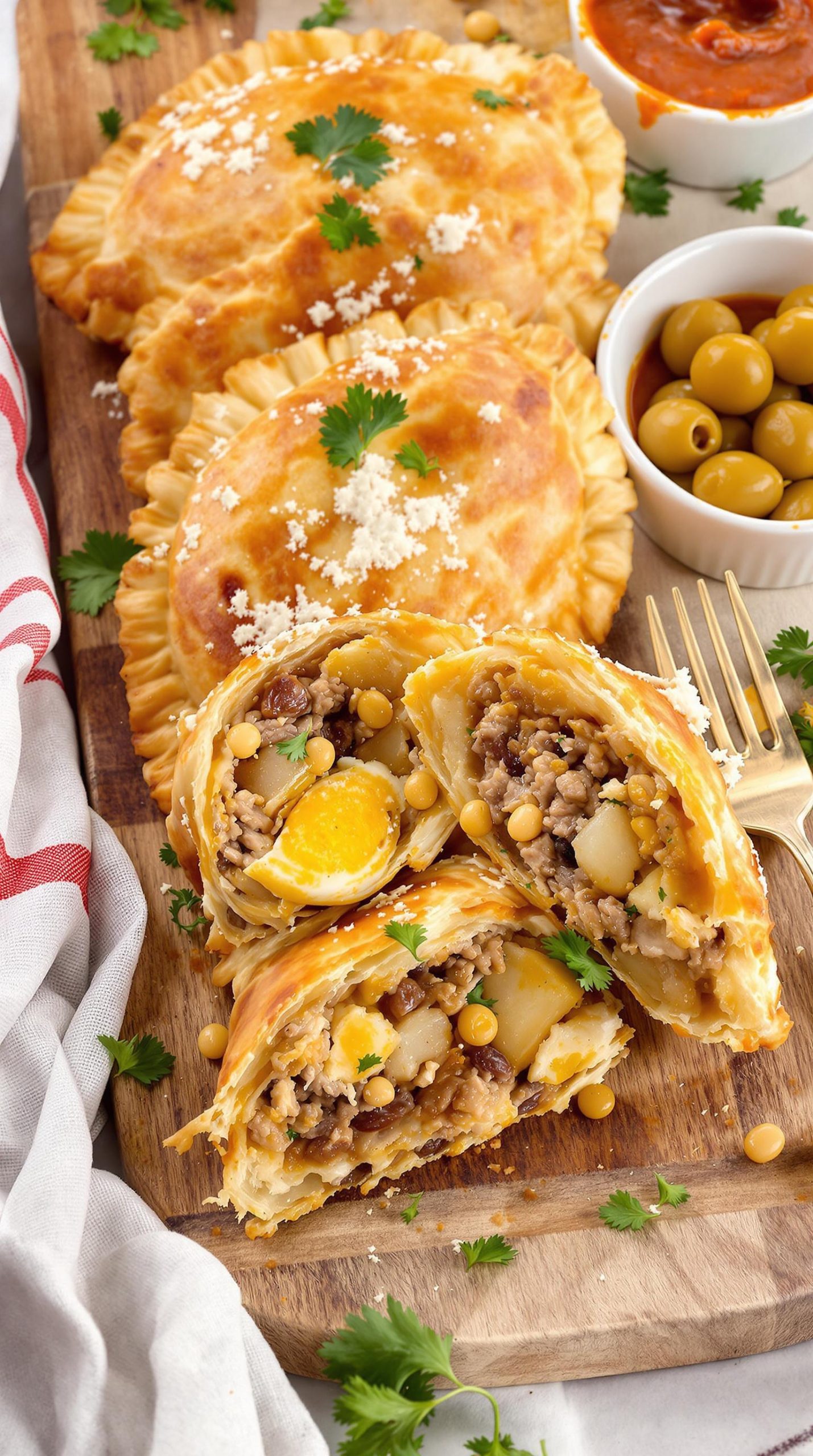 pork filled pastry recipe created