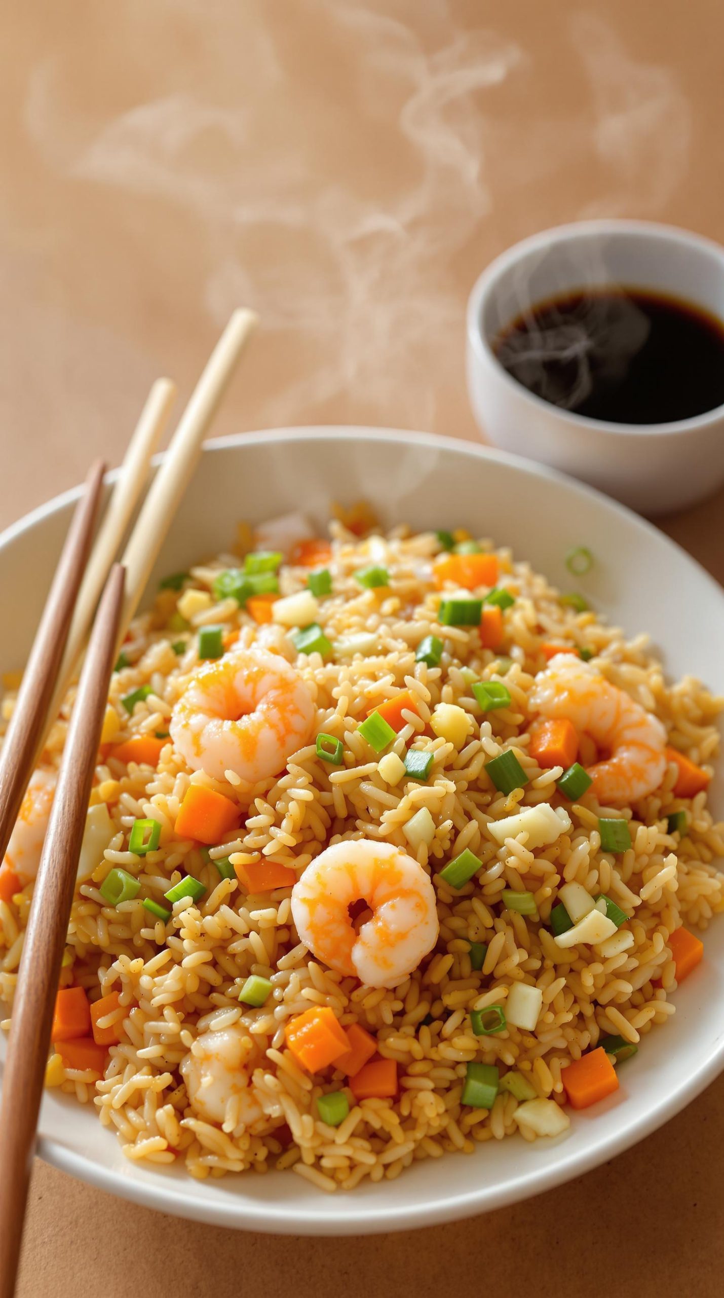 quick shrimp fried rice recipe