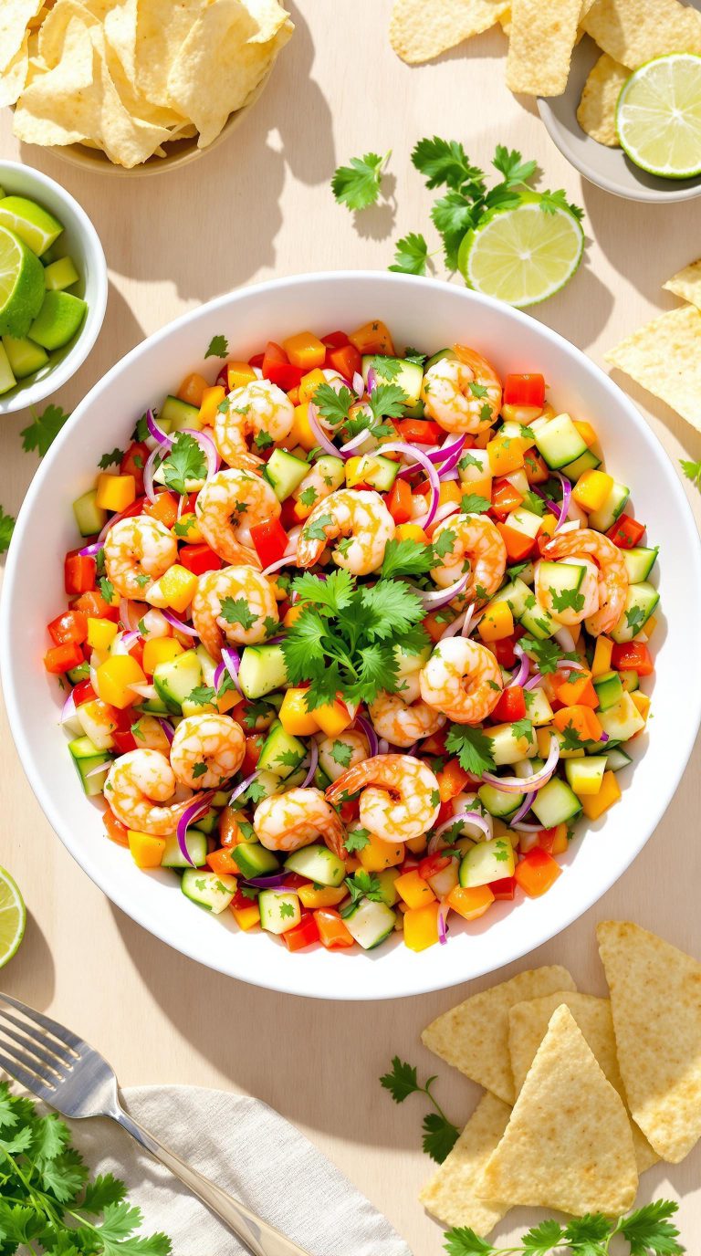 refreshing shrimp ceviche recipe