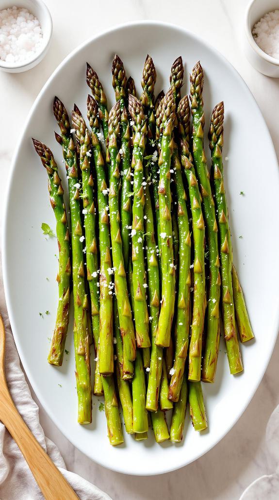 roasted asparagus with thyme