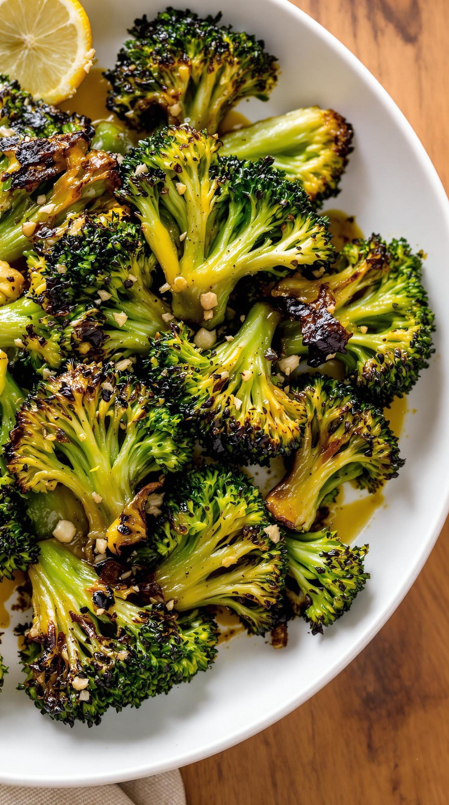 roasted broccoli with vinaigrette