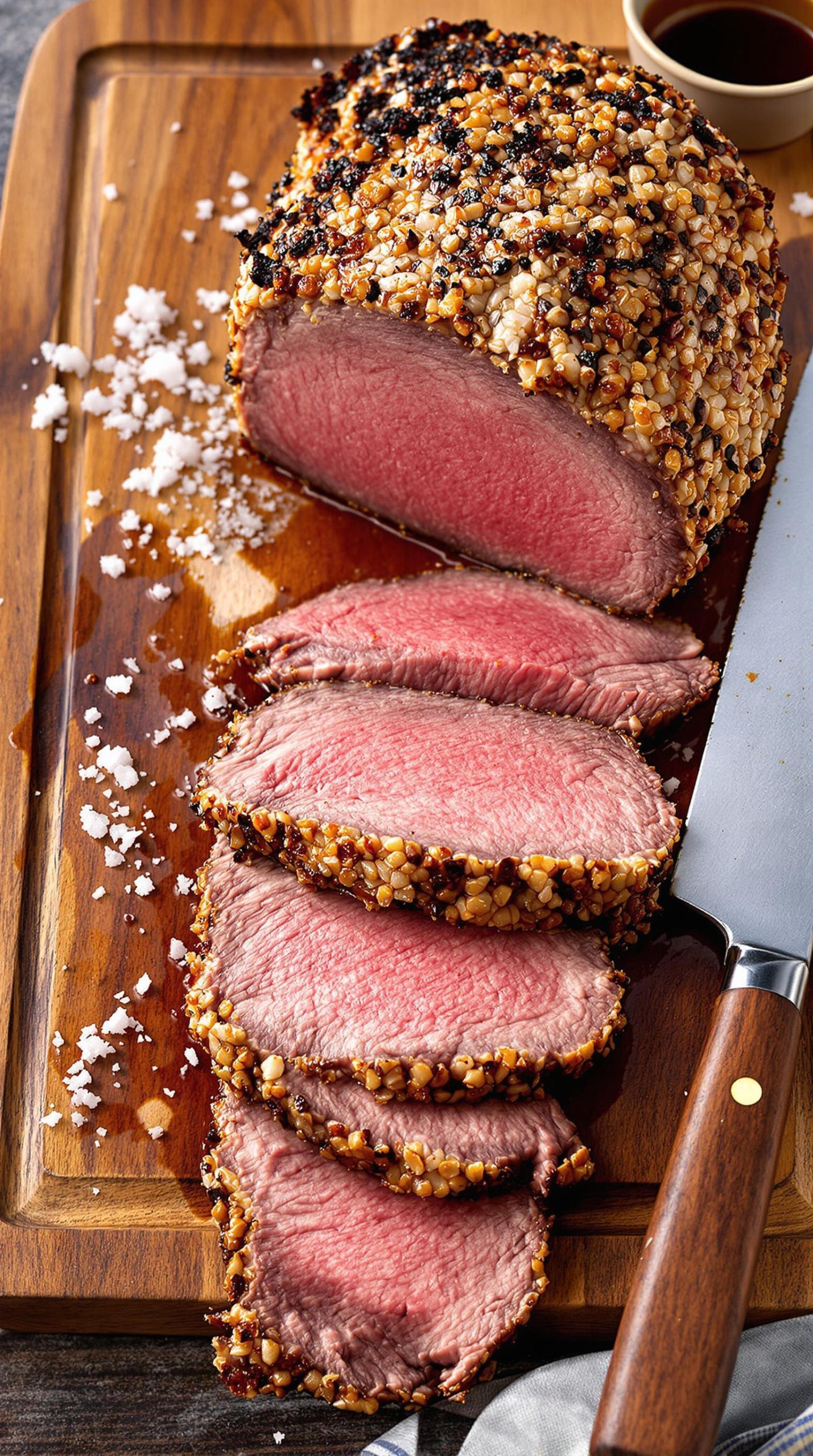 salt crusted tri tip roast