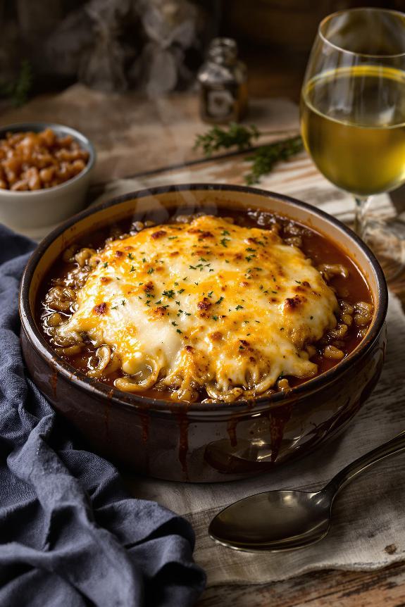 savory caramelized onion broth