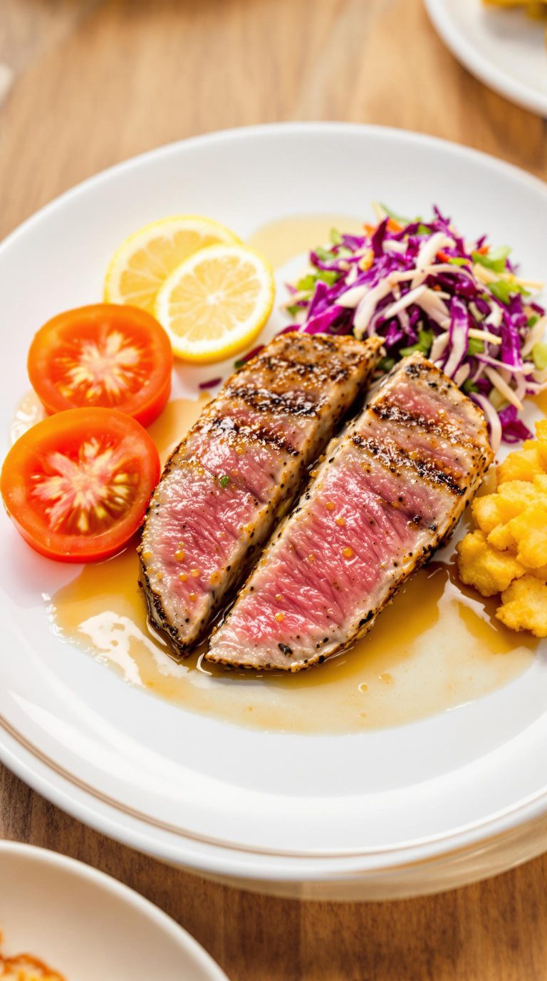 seared tuna steak recipe