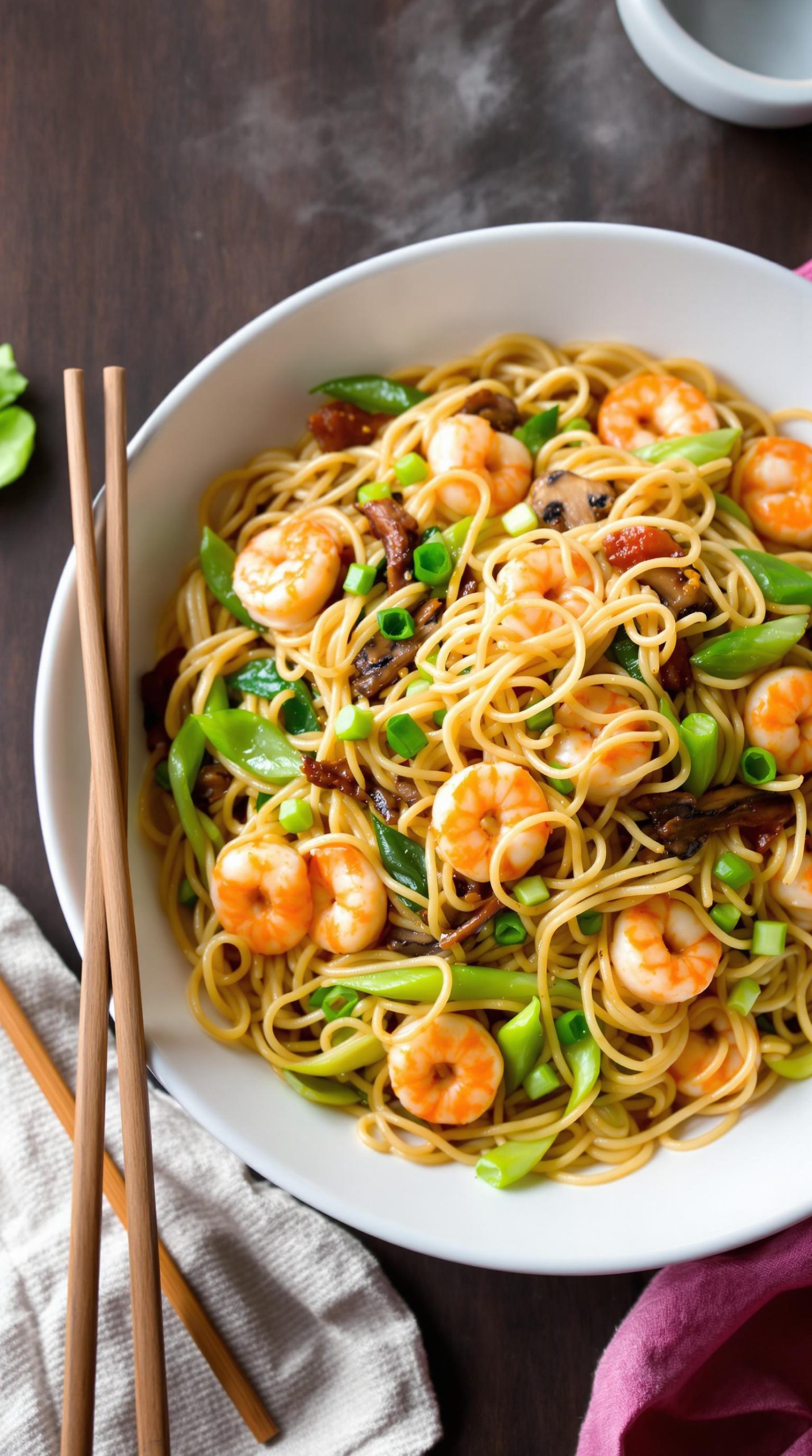 shrimp lo mein preparation guide