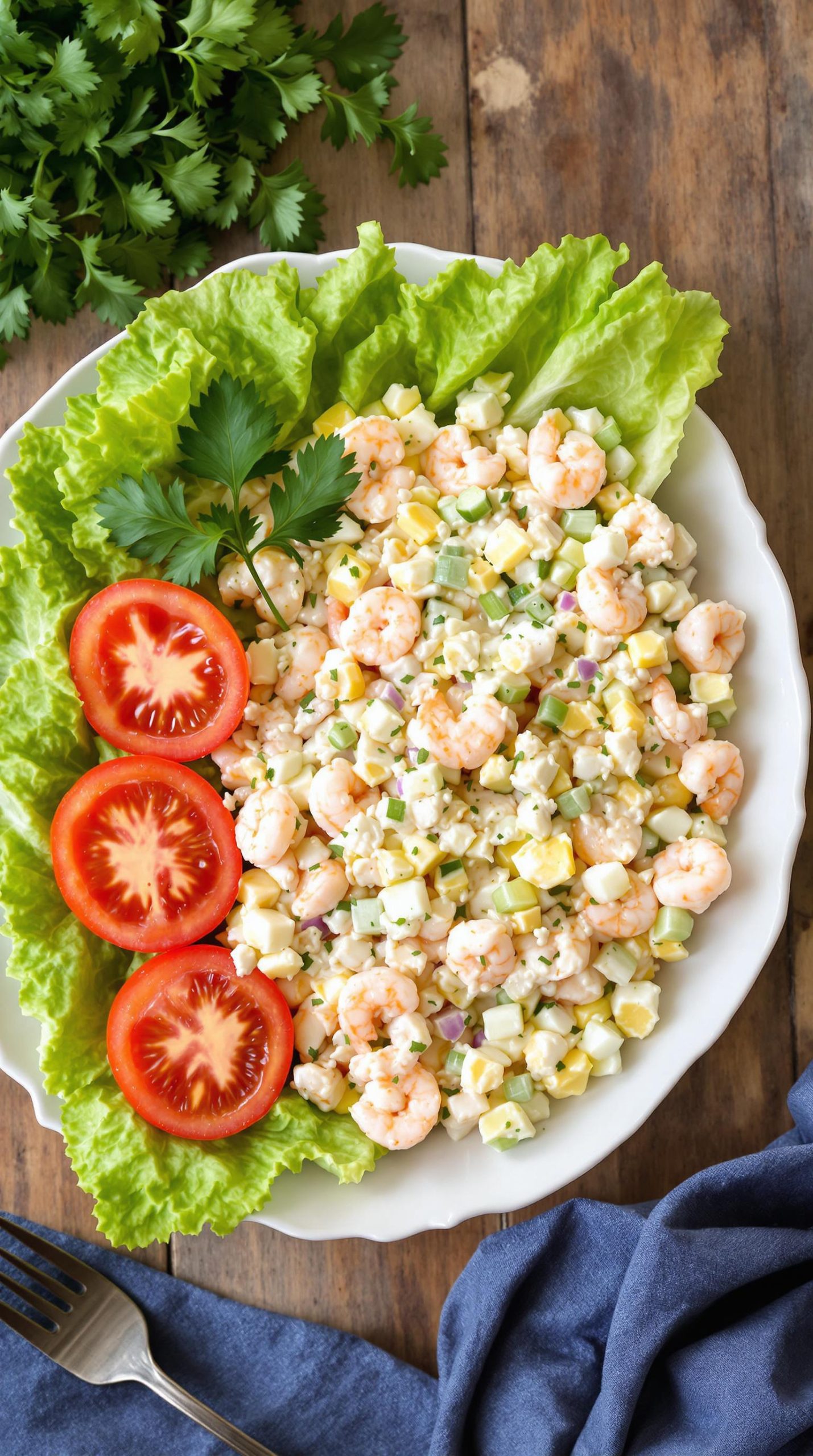 shrimp salad with relish