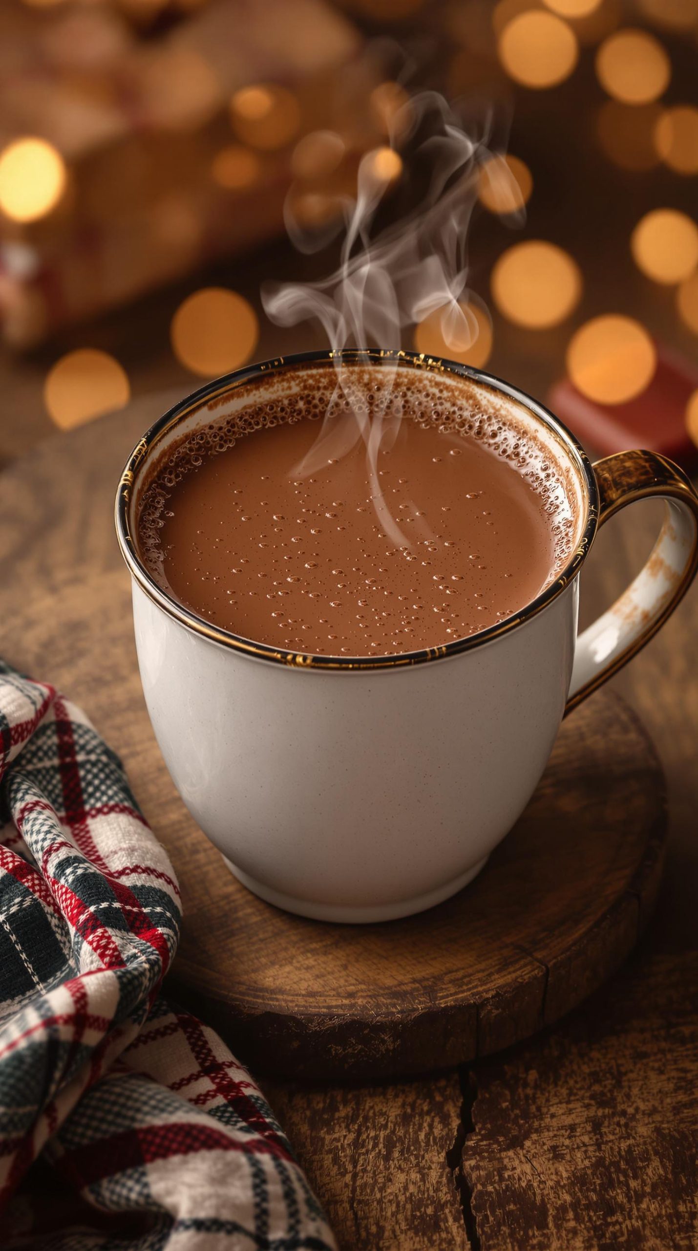 silky rich hot chocolate