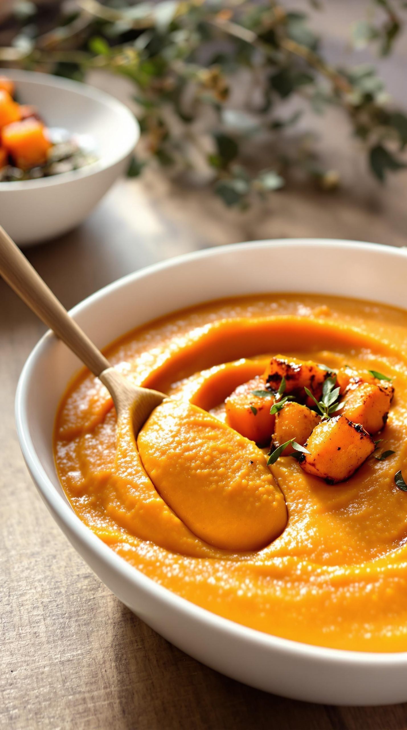 silky smooth sweet potato puree