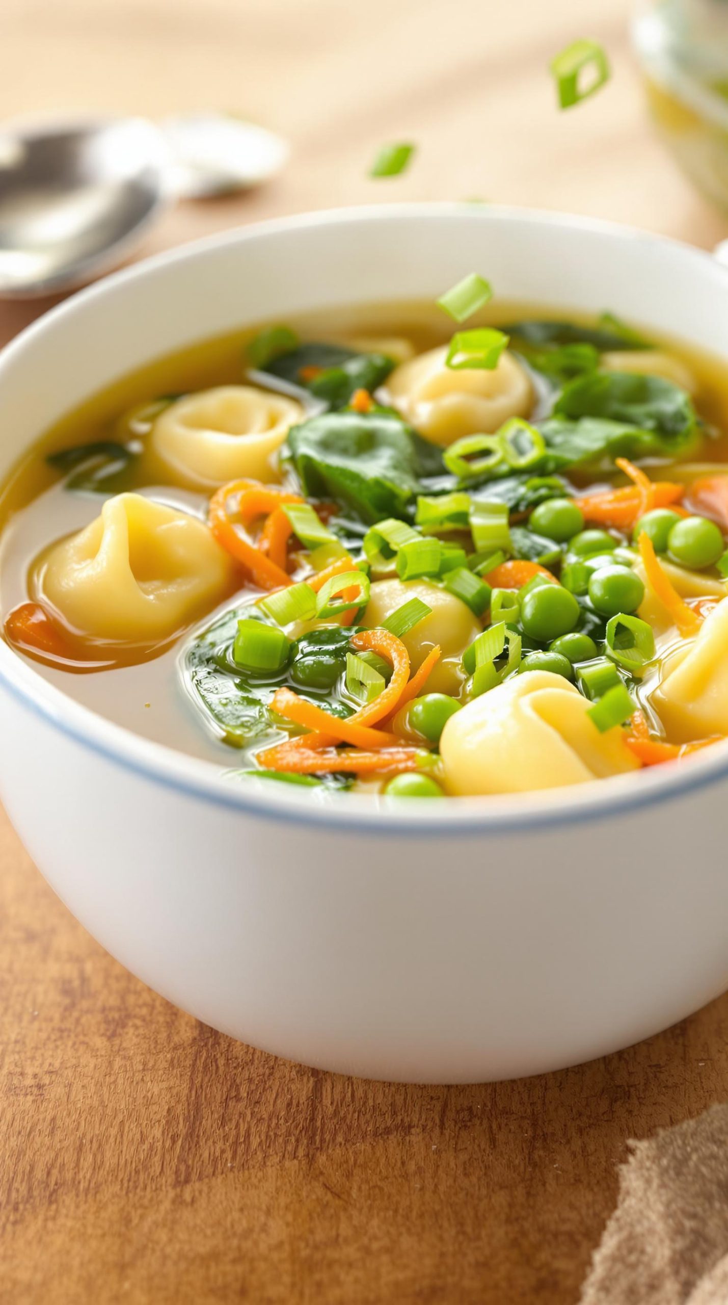 simple homemade tortellini soup