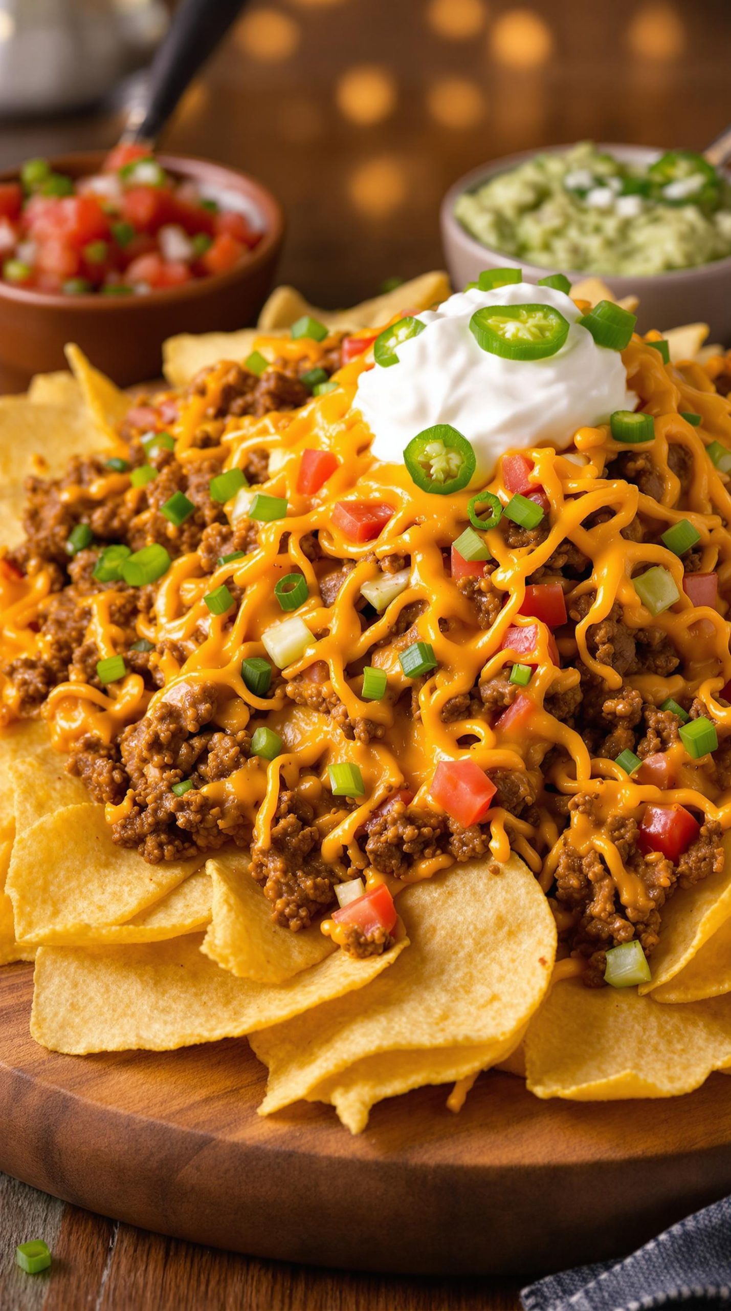slow cooker loaded nachos