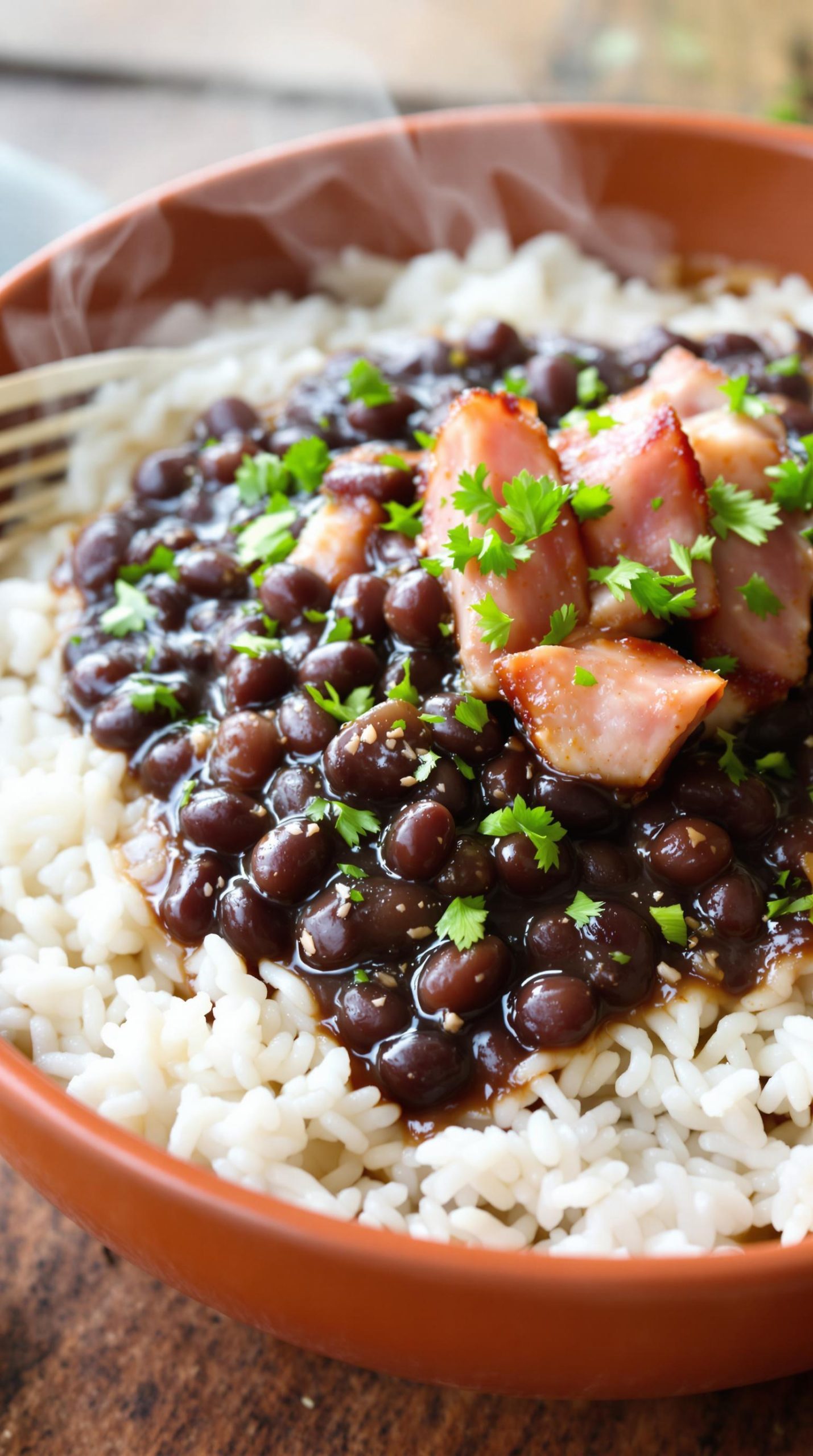 soul warming cuban style black beans
