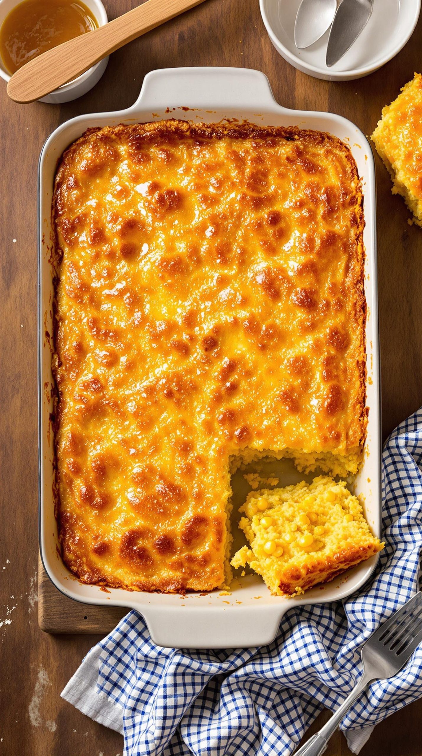 southern cheesy cornbread casserole